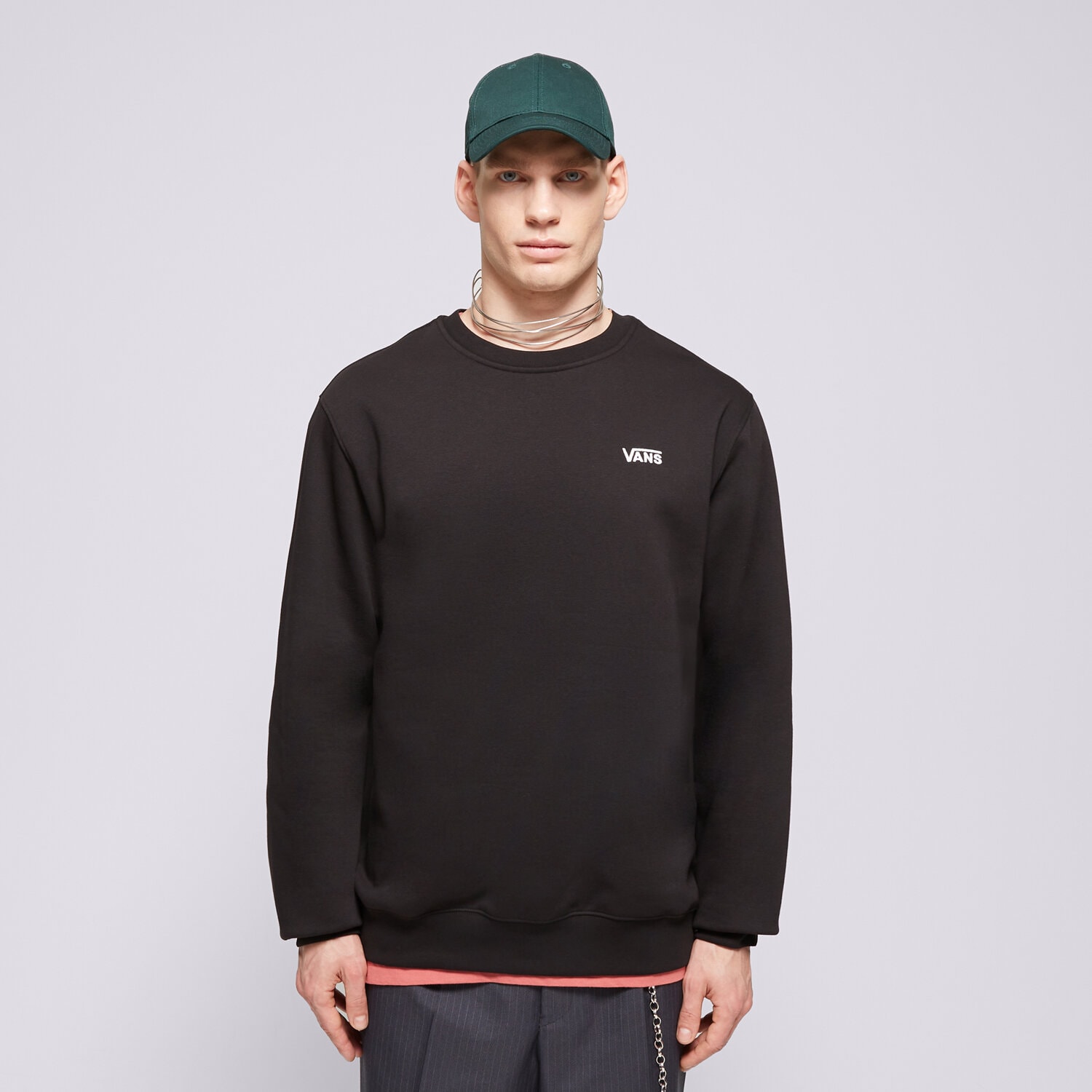 Bluza męska VANS BLUZA CORE BASIC CREW VN0A7YDUBLK1 CZARNY