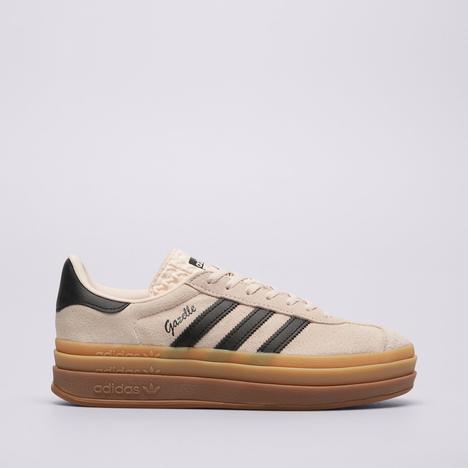 Buty sneakersy damskie ADIDAS GAZELLE BOLD W IE0429 PUDROWY ROZ