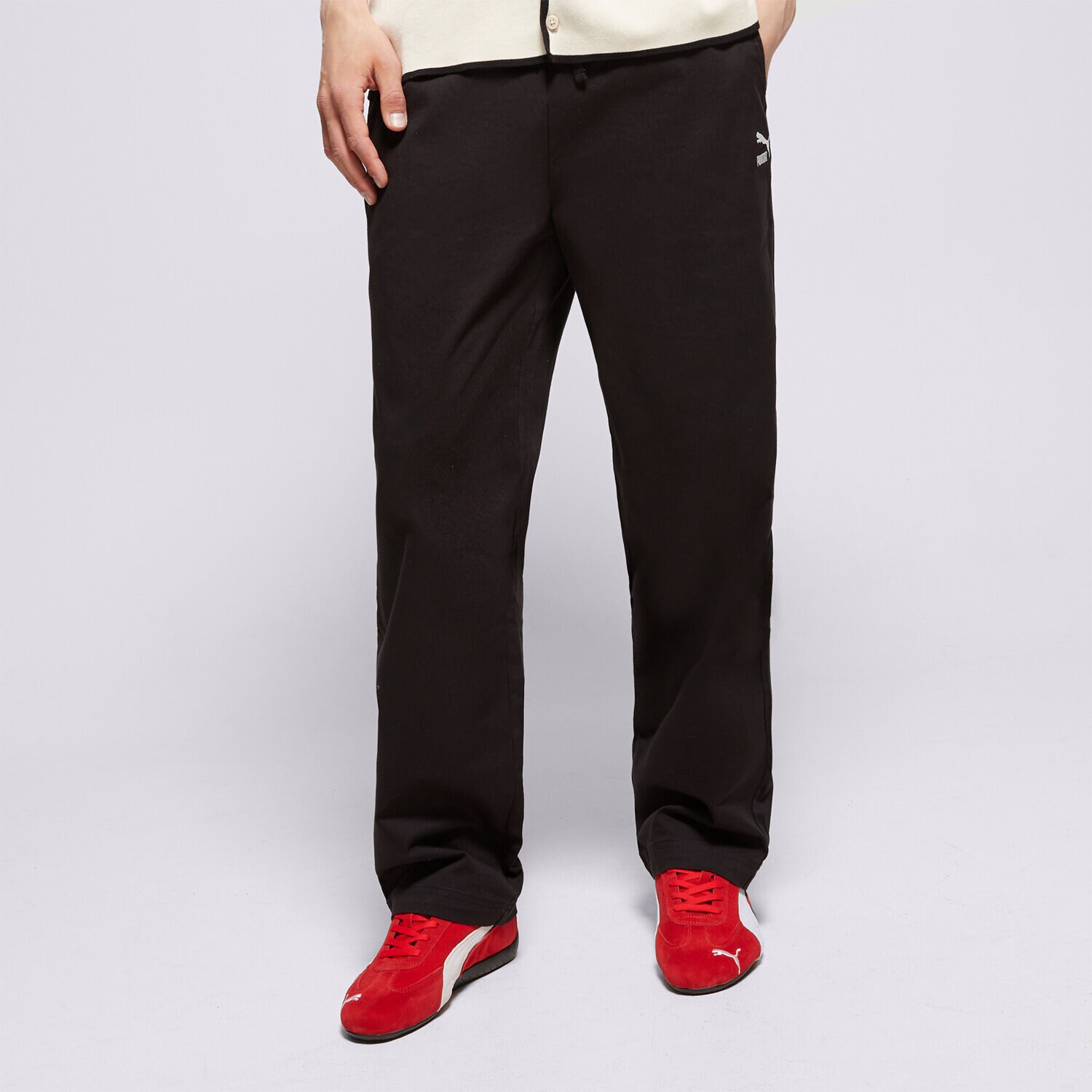 Spodnie sportowe męskie PUMA SPODNIE BETTER CLASSICS WOVEN PANTS 62425901 CZARNY