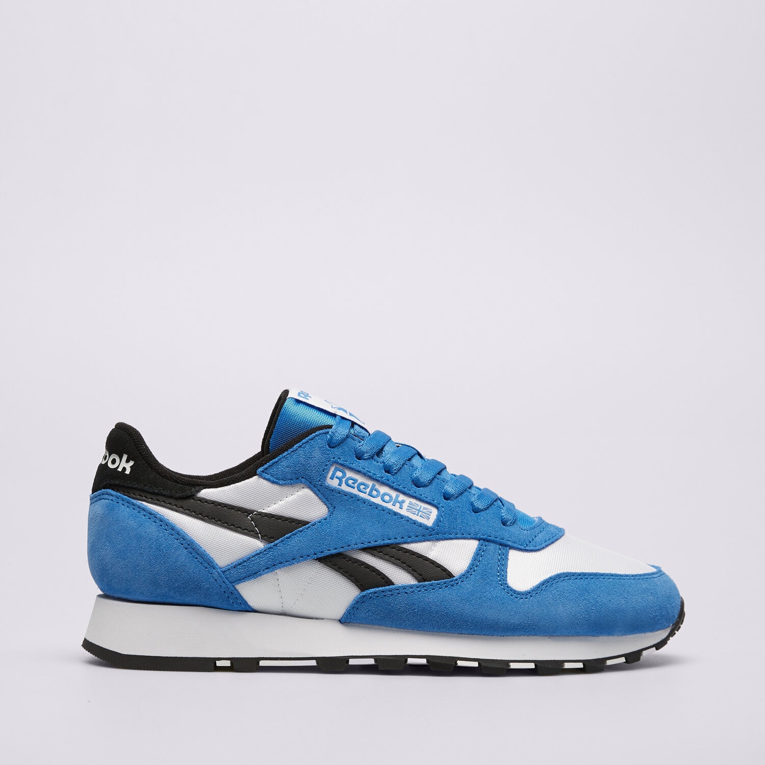 Buty sneakersy męskie REEBOK CLASSIC LEATHER 100075297 NIEBIESKI
