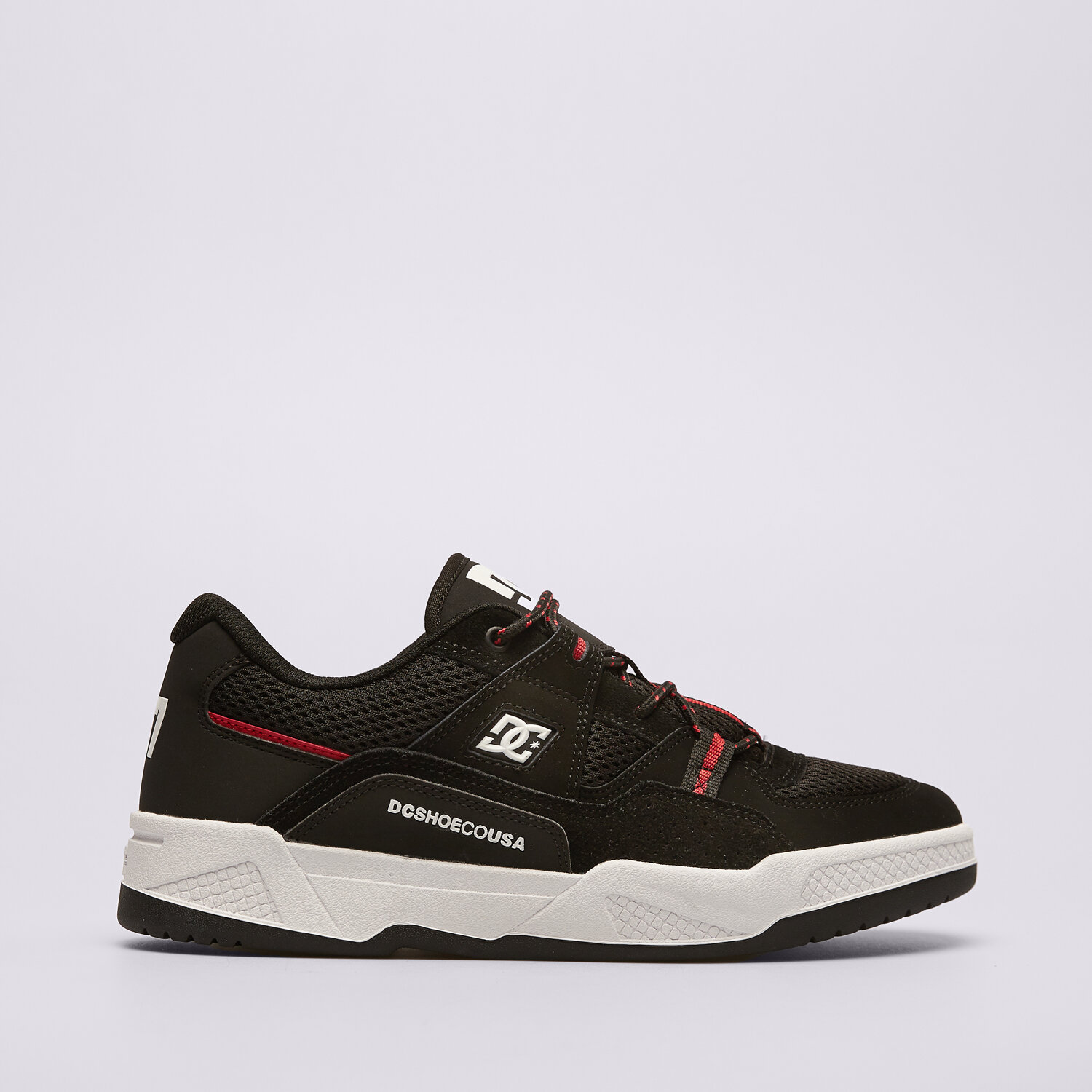 Buty sneakersy męskie DC CONSTRUCT ADYS100822-KHO CZARNY