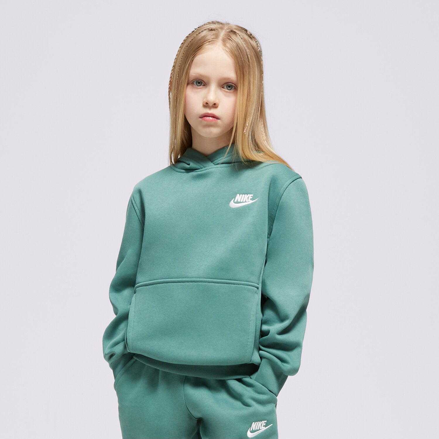 Sportowa bluza dziecięca NIKE BLUZA Z KAPTUREM SPORTSWEAR CLUB FLEECE BOY