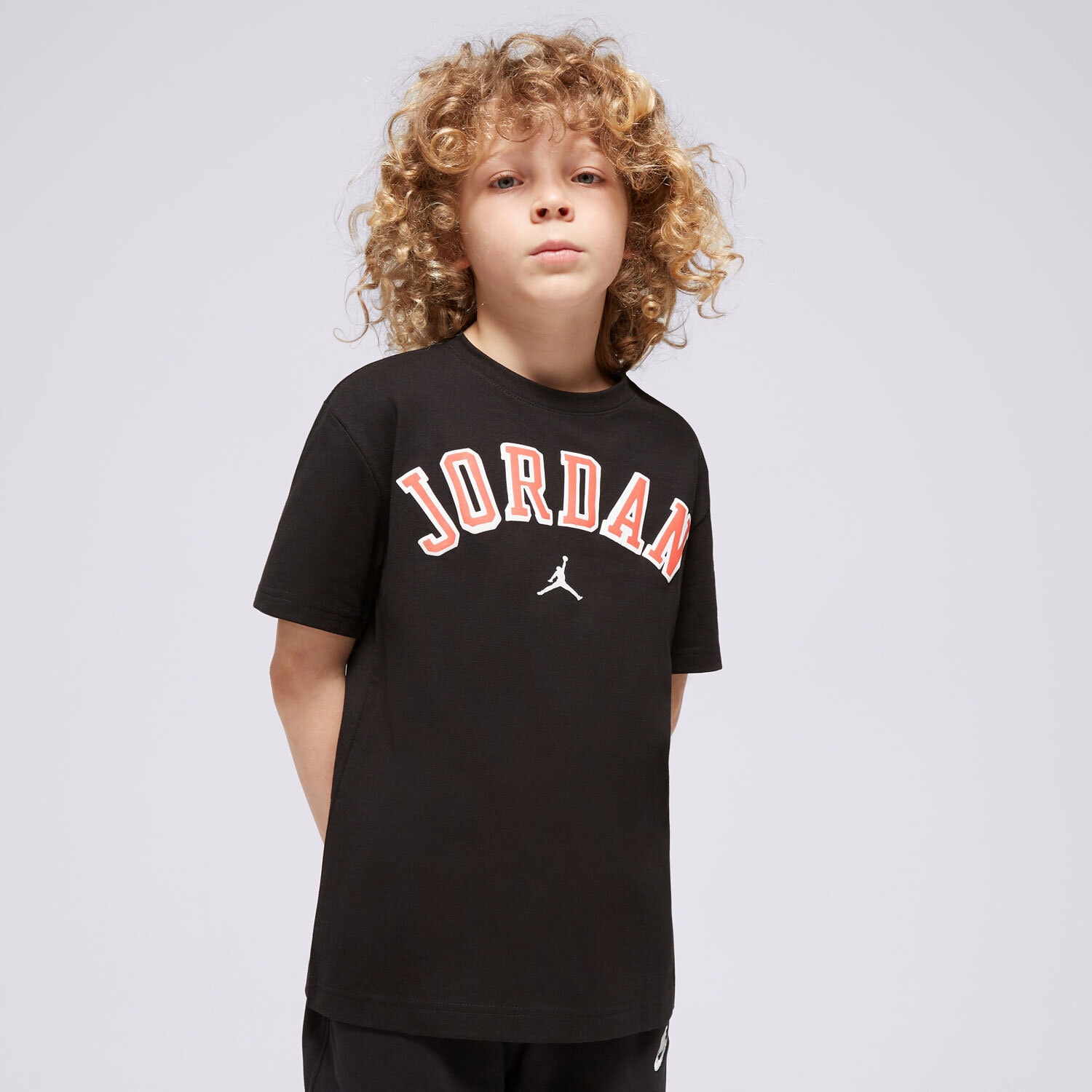 Koszulka, t-shirt dla dzieci JORDAN T-SHIRT FLIGHT HERITAGE SS TEE BOY 95C903-023 CZARNY