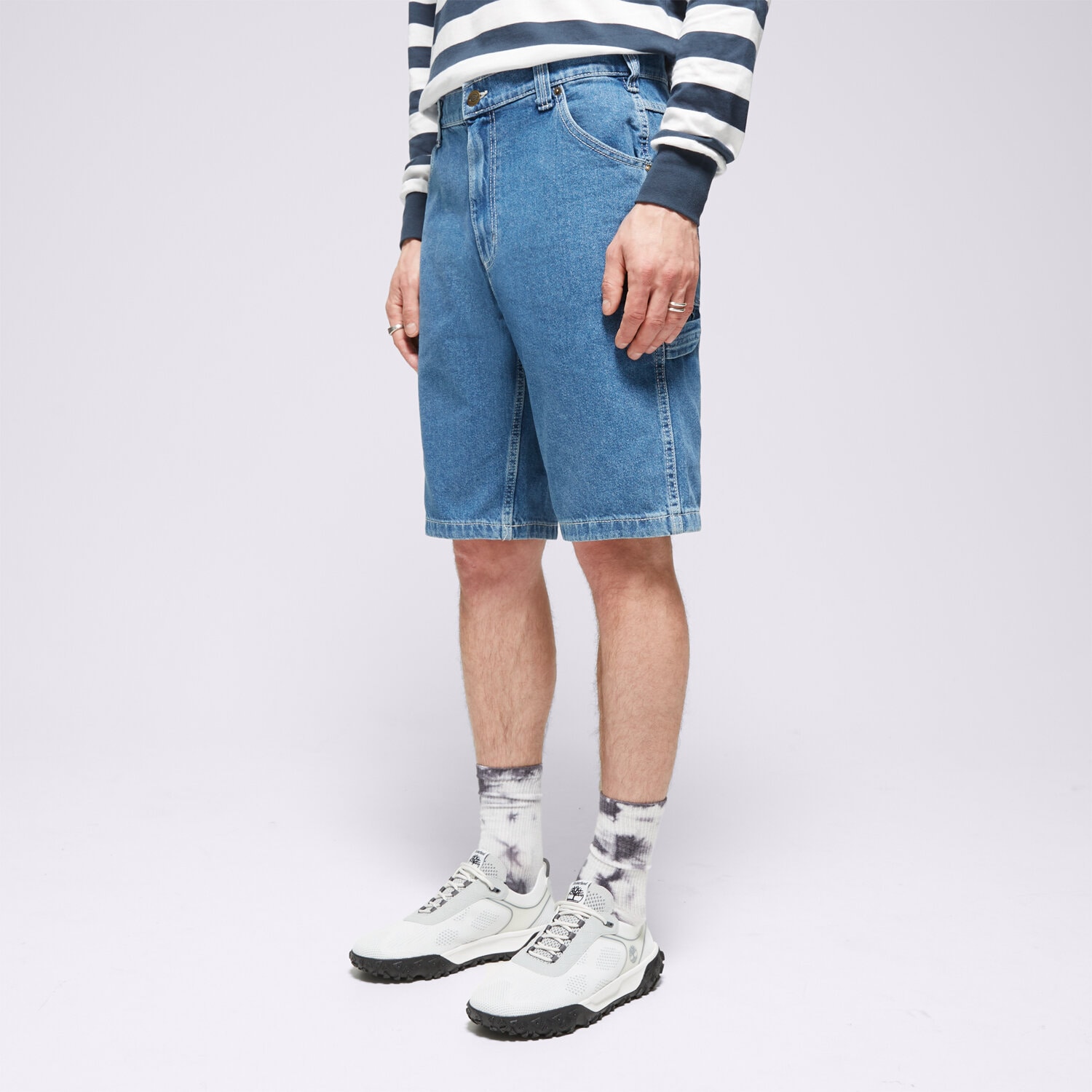 Krótkie spodenki, szorty męskie DICKIES SZORTY GARYVILLE DNM SHORT DK0A4XCKCLB1 NIEBIESKI