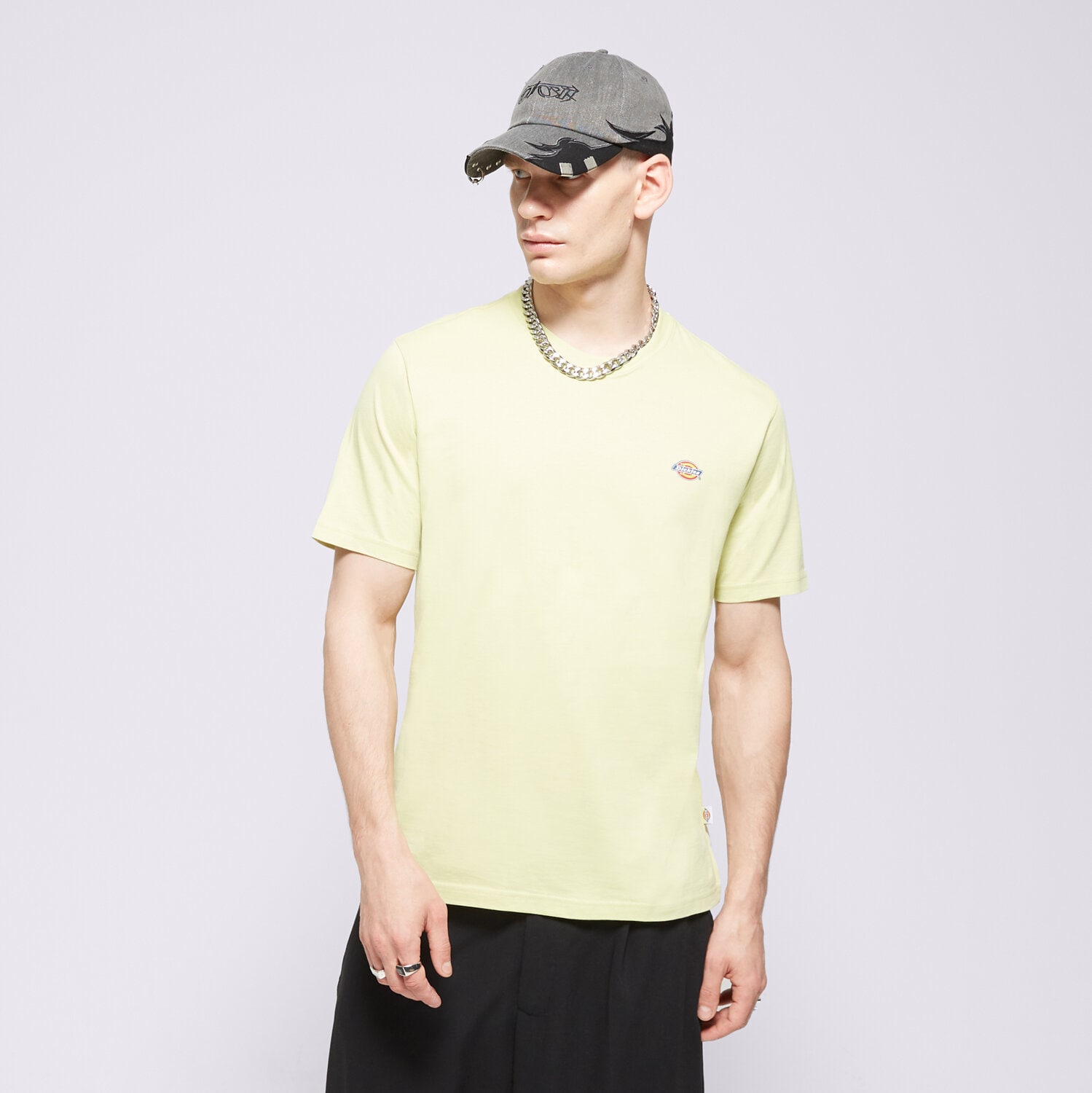Koszulka, t-shirt sportowy męski DICKIES T-SHIRT SS MAPLETON TEE DK0A4XDBH141 ŻÓŁTY