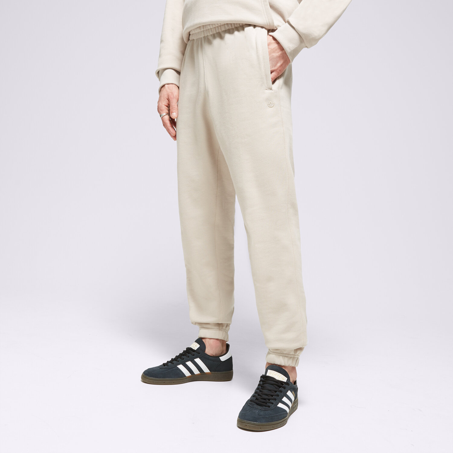 Spodnie sportowe męskie ADIDAS SPODNIE C PANTS FT IR7887 BEŻOWY