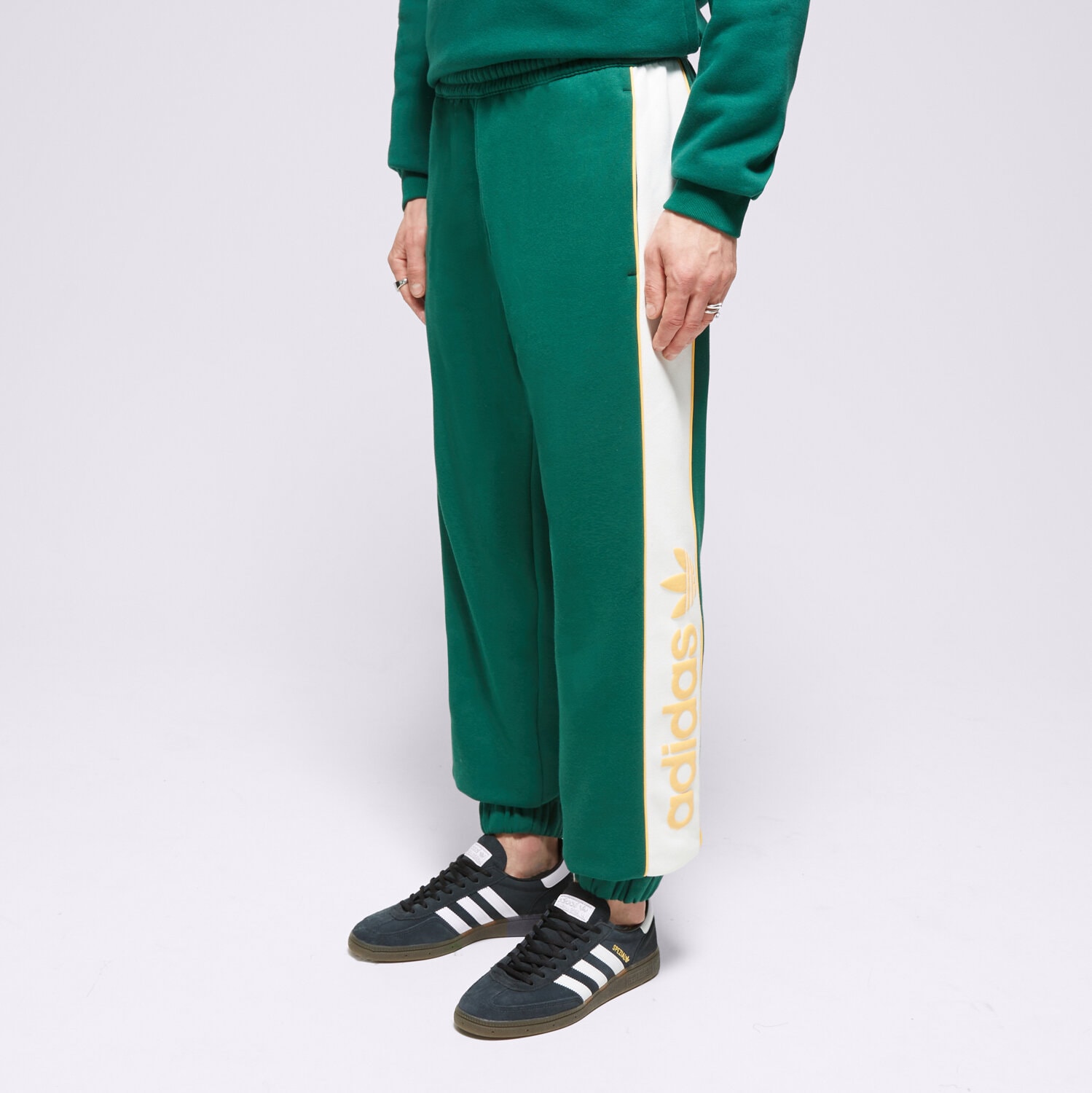 Spodnie sportowe męskie ADIDAS SPODNIE ADIDAS NY PANT IT2442 ZIELONY