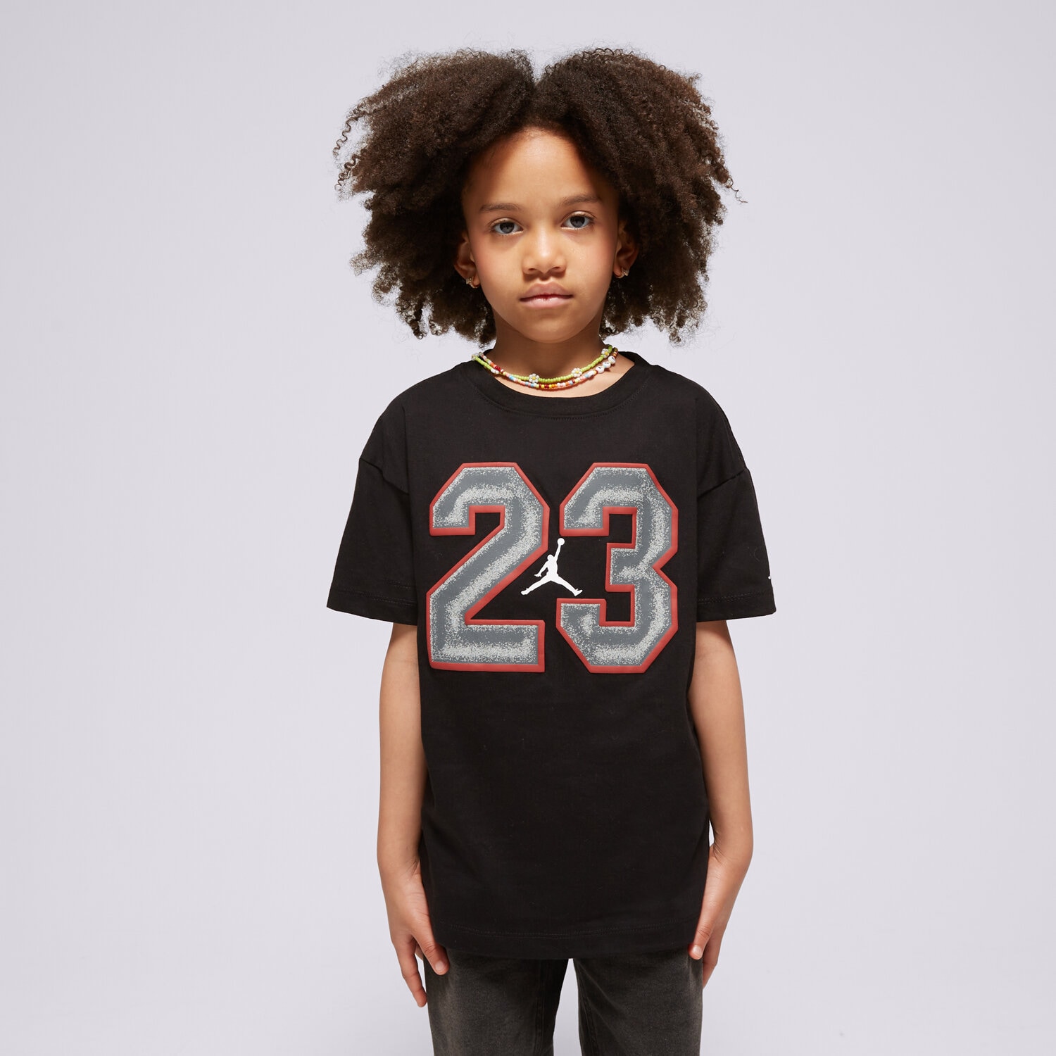 Koszulka, t-shirt dla dzieci JORDAN T-SHIRT 23 FLIGHT SS TEE GIRL 45C990-023 CZARNY