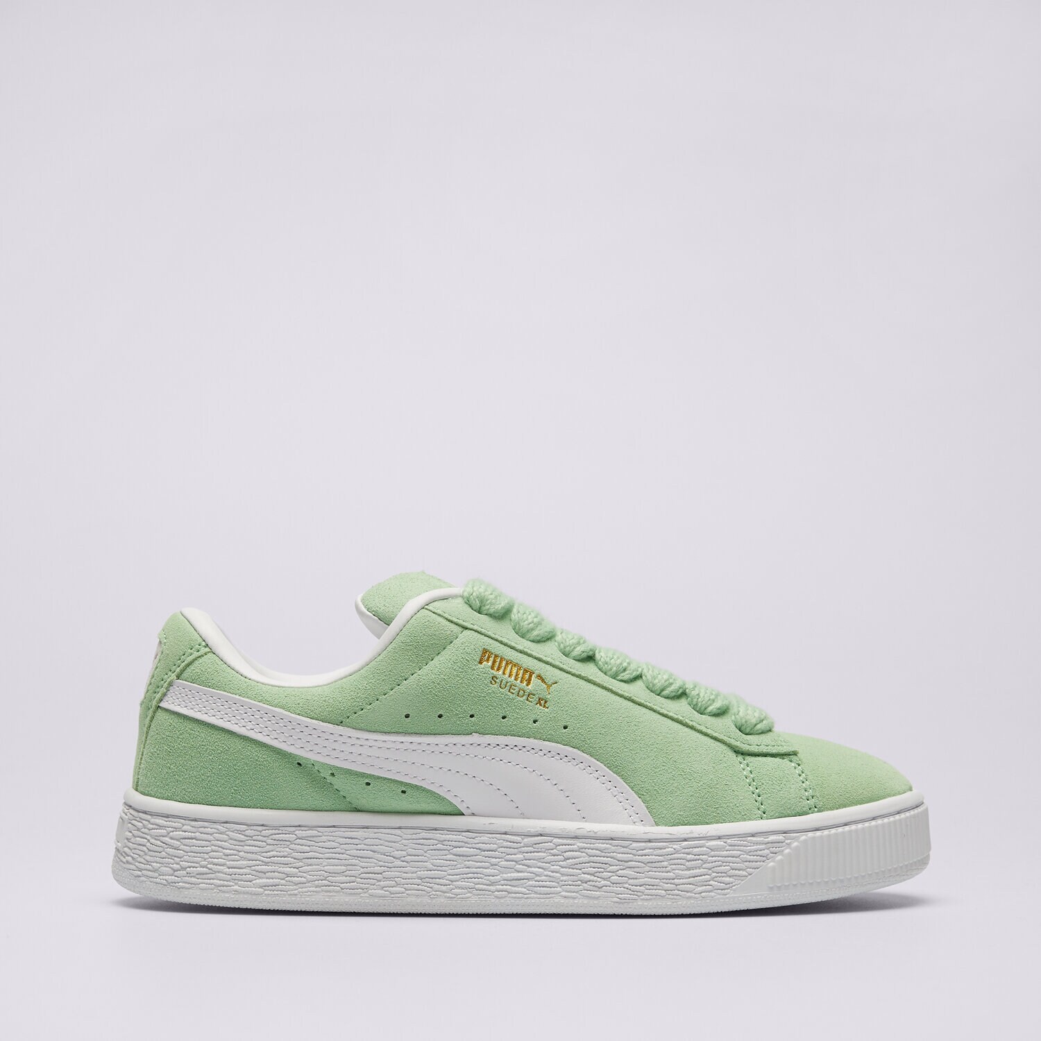 Buty sneakersy damskie PUMA SUEDE XL  39520507 ZIELONY
