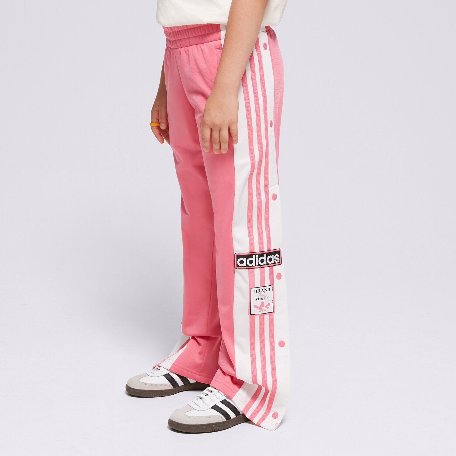 Sportowe spodnie dziecięce ADIDAS SPODNIE ADI BREAK P GIRL IM8433 RÓŻOWY