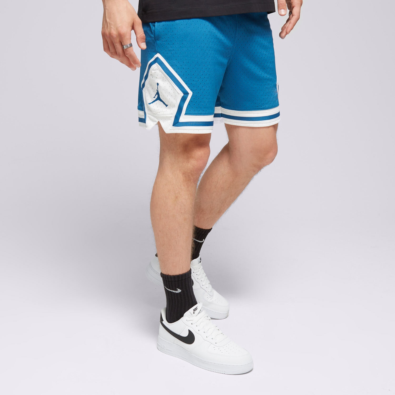 Krótkie spodenki, szorty męskie JORDAN SZORTY JORDAN DRI-FIT SPORT DX1487-457 NIEBIESKI