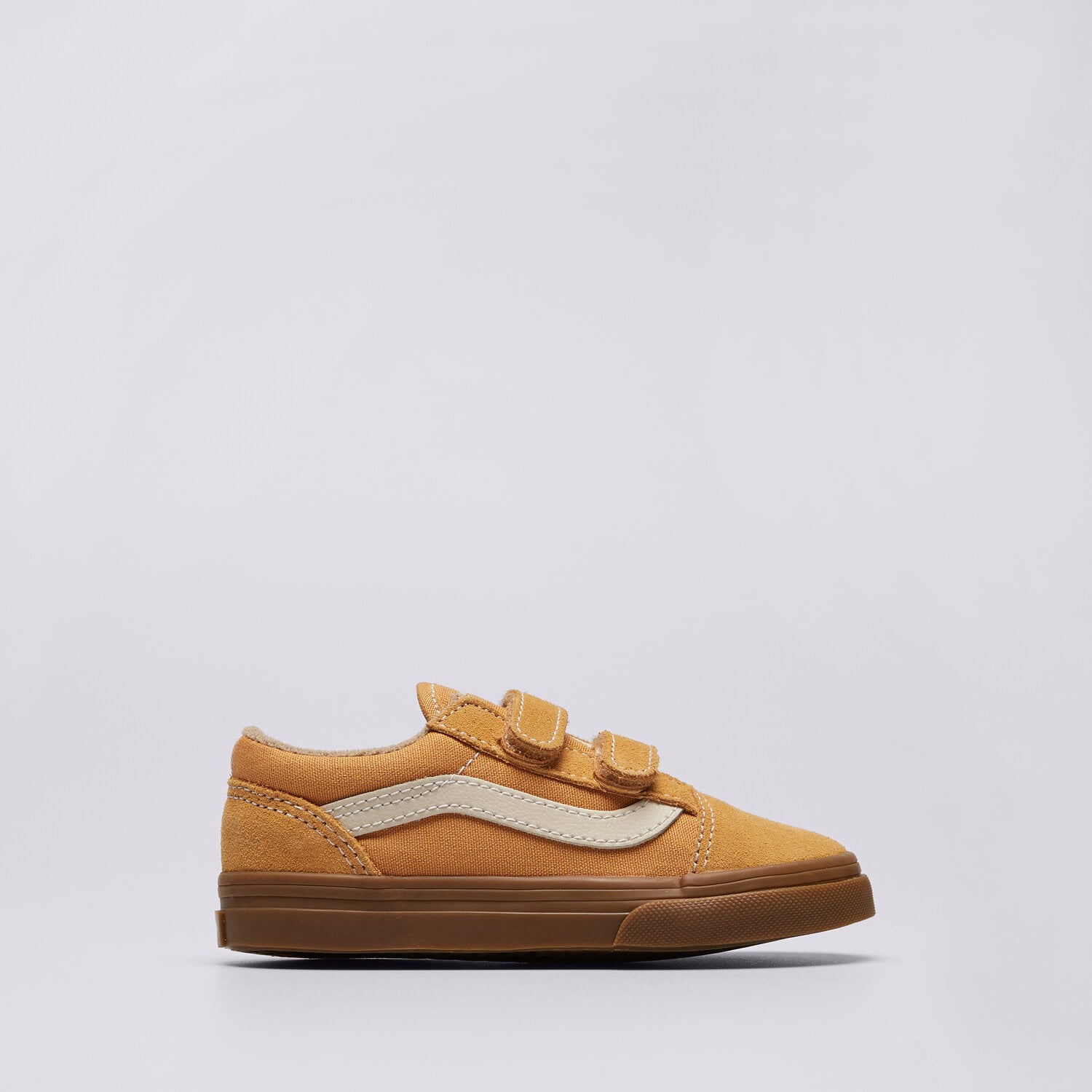 Buty sneakersy dla dzieci VANS OLD SKOOL VN000CRW5QJ1 BRĄZOWY