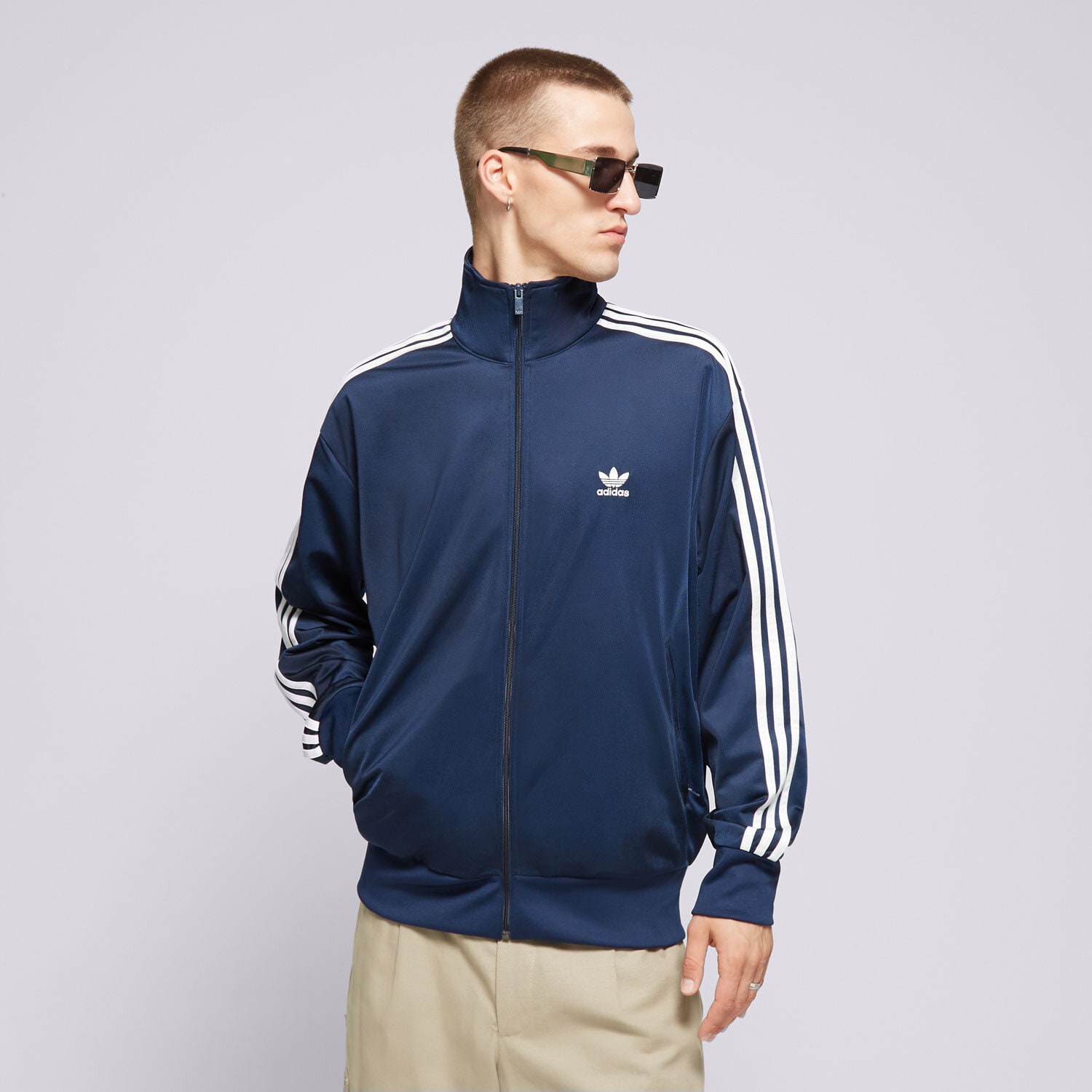 Bluza męska ADIDAS BLUZA FBIRD TT IR9893 GRANATOWY