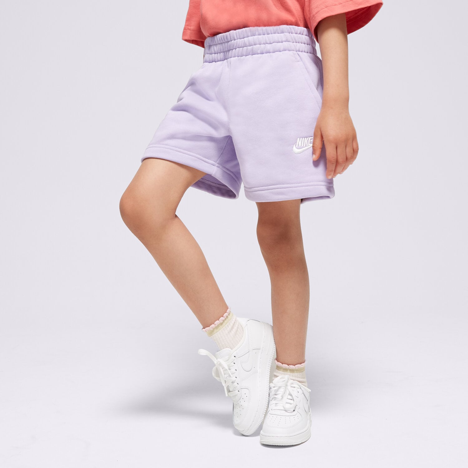 NIKE SZORTY SPORTSWEAR CLUB FLEECE GIRL FD2919-515 FIOLETOWY