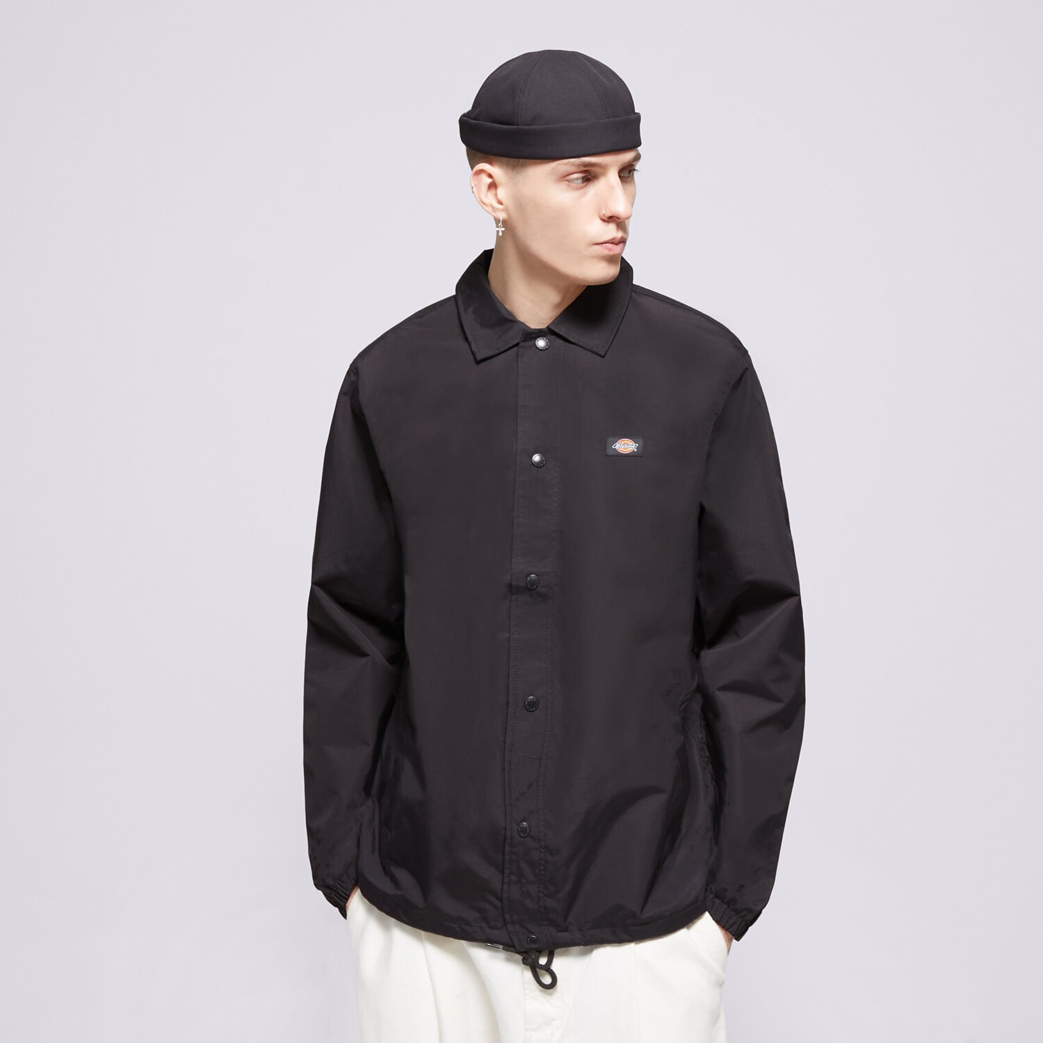 Kurtka wiosenna / jesienna męska DICKIES KURTKA OAKPORT COACH DK0A4XEWBLK1 CZARNY
