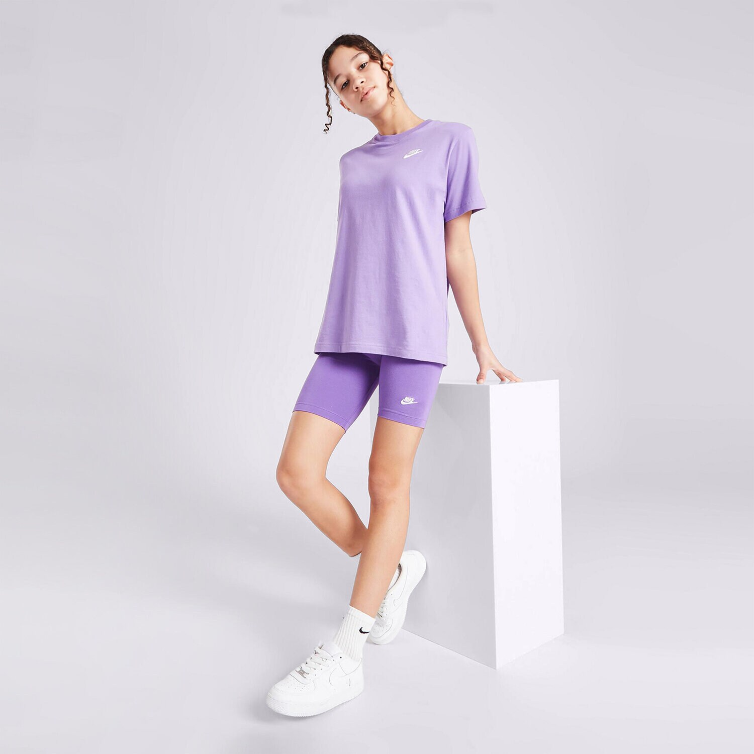 NIKE SZORTY (G)NSW 7IN BIKE SHORT ACT GRAPE SHORTS DX5066-542 FIOLETOWY