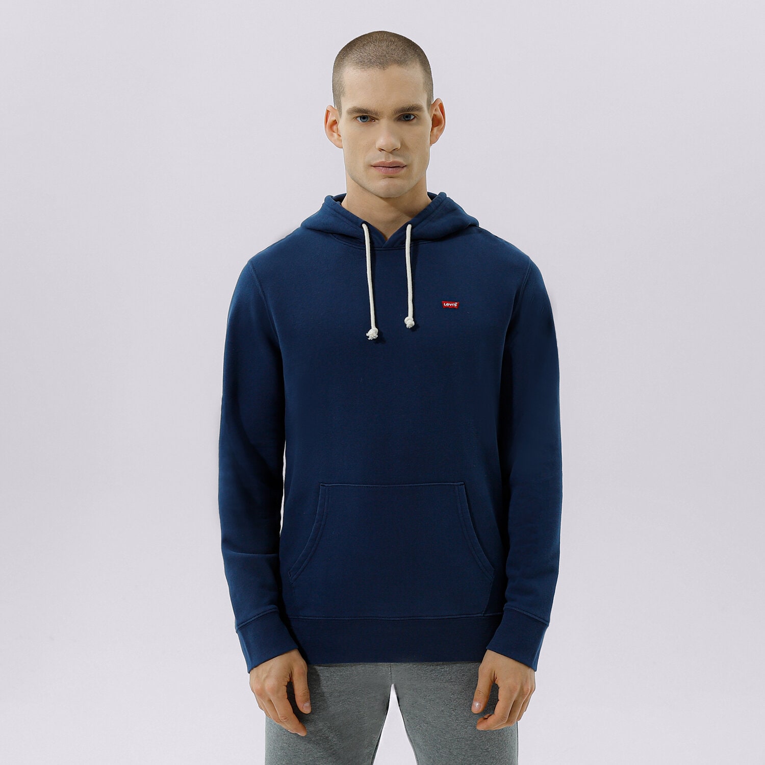 Bluza męska LEVI'S BLUZA Z KAPTUREM NEW ORIGINAL HOODIE 34581-0009 GRANATOWY