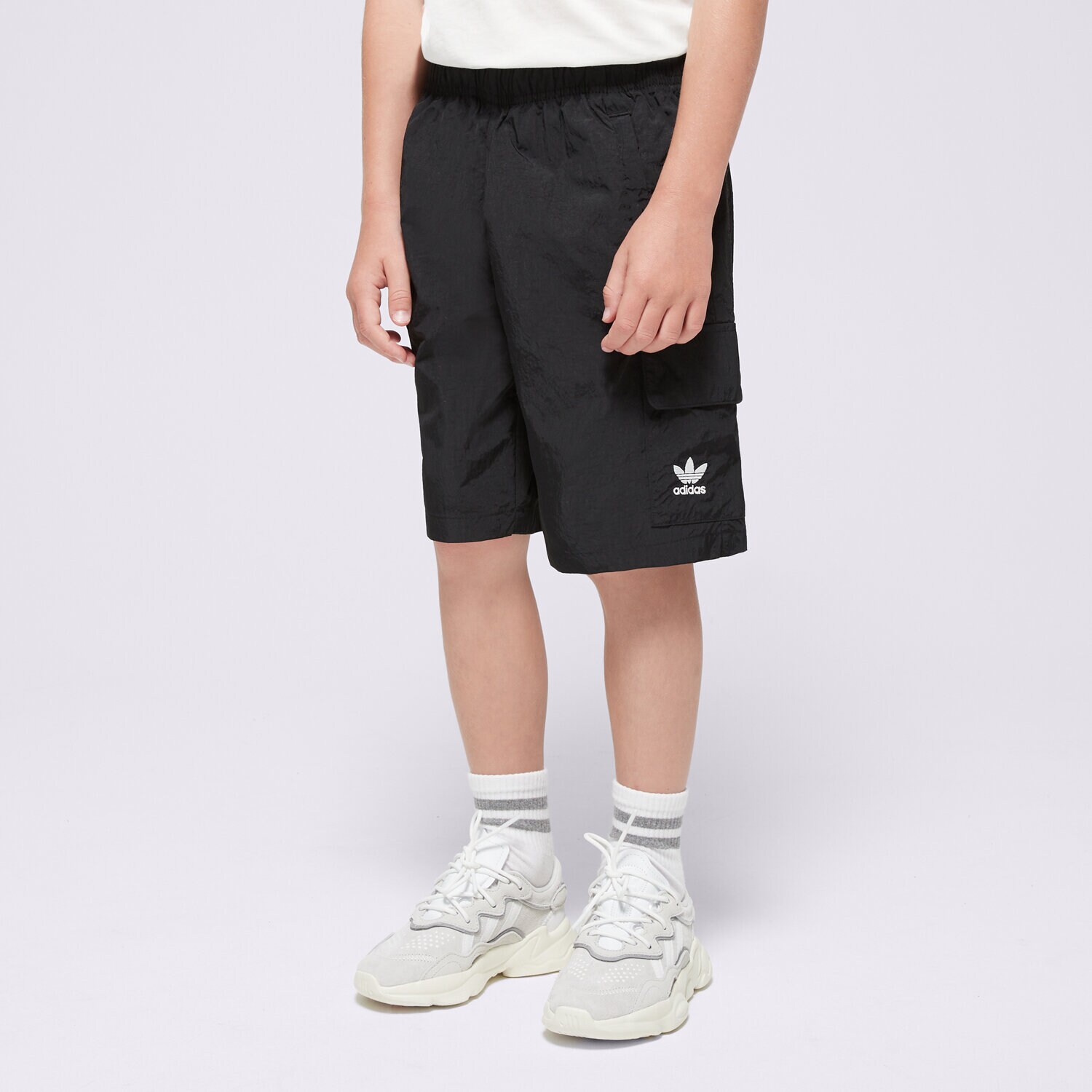 ADIDAS SZORTY CARGO SHORTS BOY IT5437 CZARNY