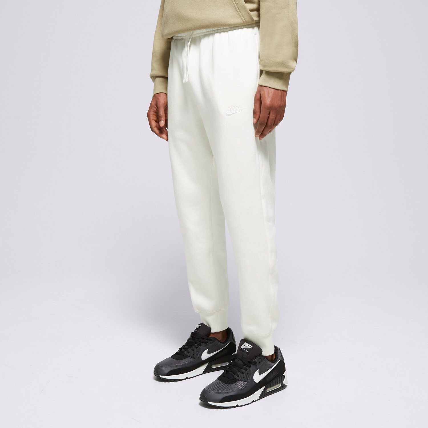 Spodnie sportowe męskie NIKE SPODNIE SPORTSWEAR CLUB FLEECE BV2671-133 BEŻOWY