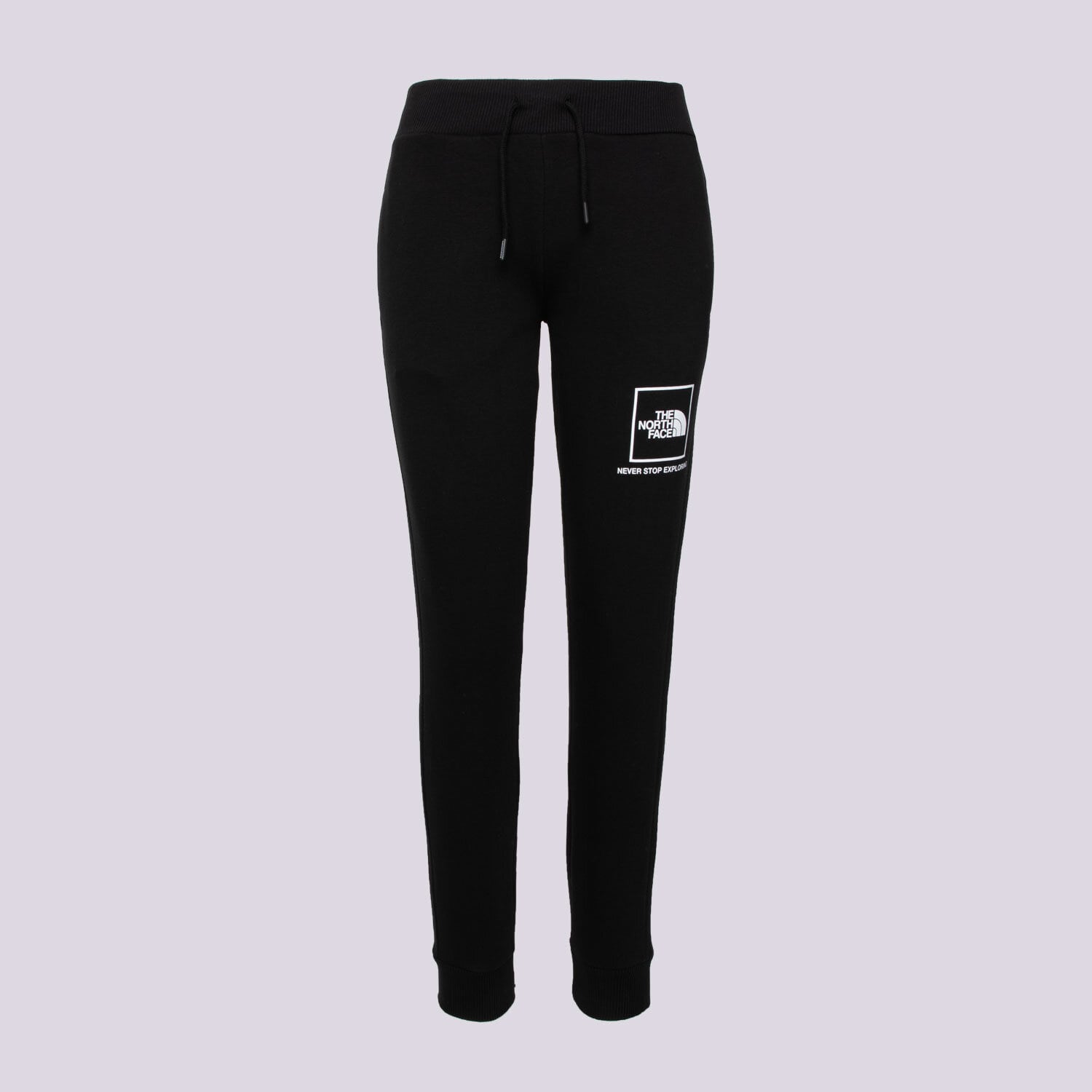 Spodnie sportowe damskie THE NORTH FACE SMALL BOX PANT BLACK/WHITE . NF0A7ZGCKY41 CZARNY