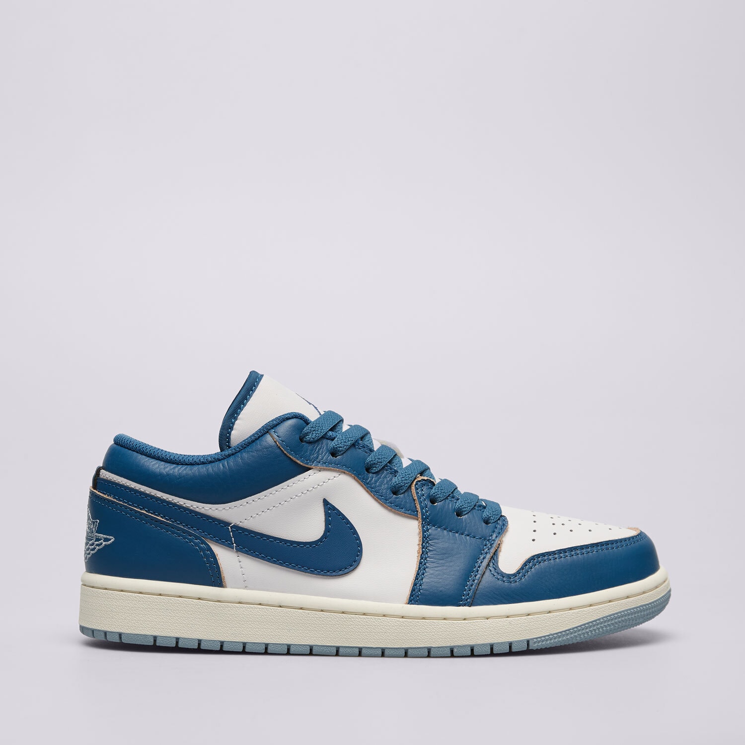 Buty sneakersy męskie AIR JORDAN 1 LOW SE FN5214-141 NIEBIESKI