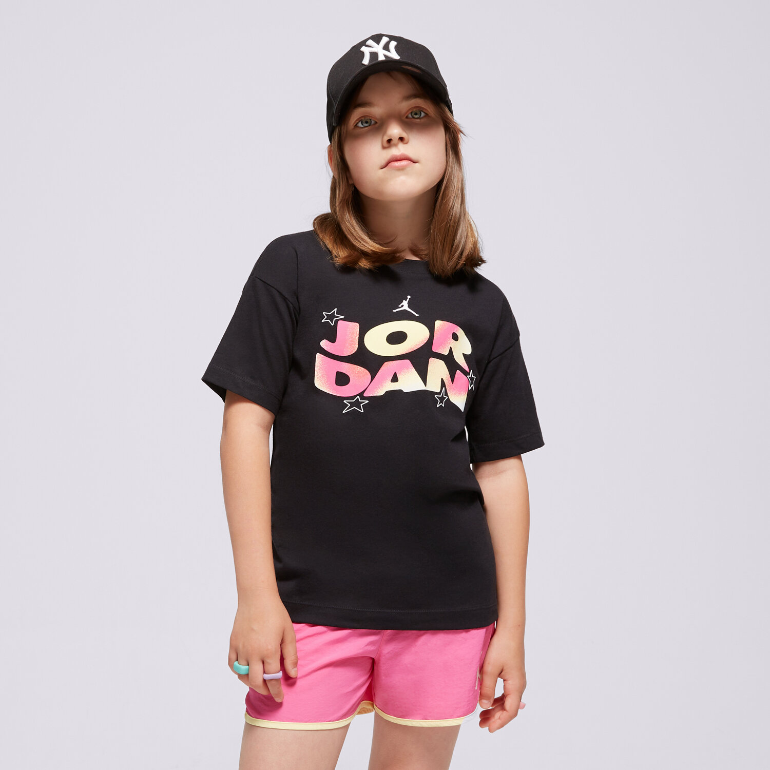 Koszulka, t-shirt dla dzieci JORDAN T-SHIRT JDG LEMONADE STAND SS TEE G 45D165-023 CZARNY