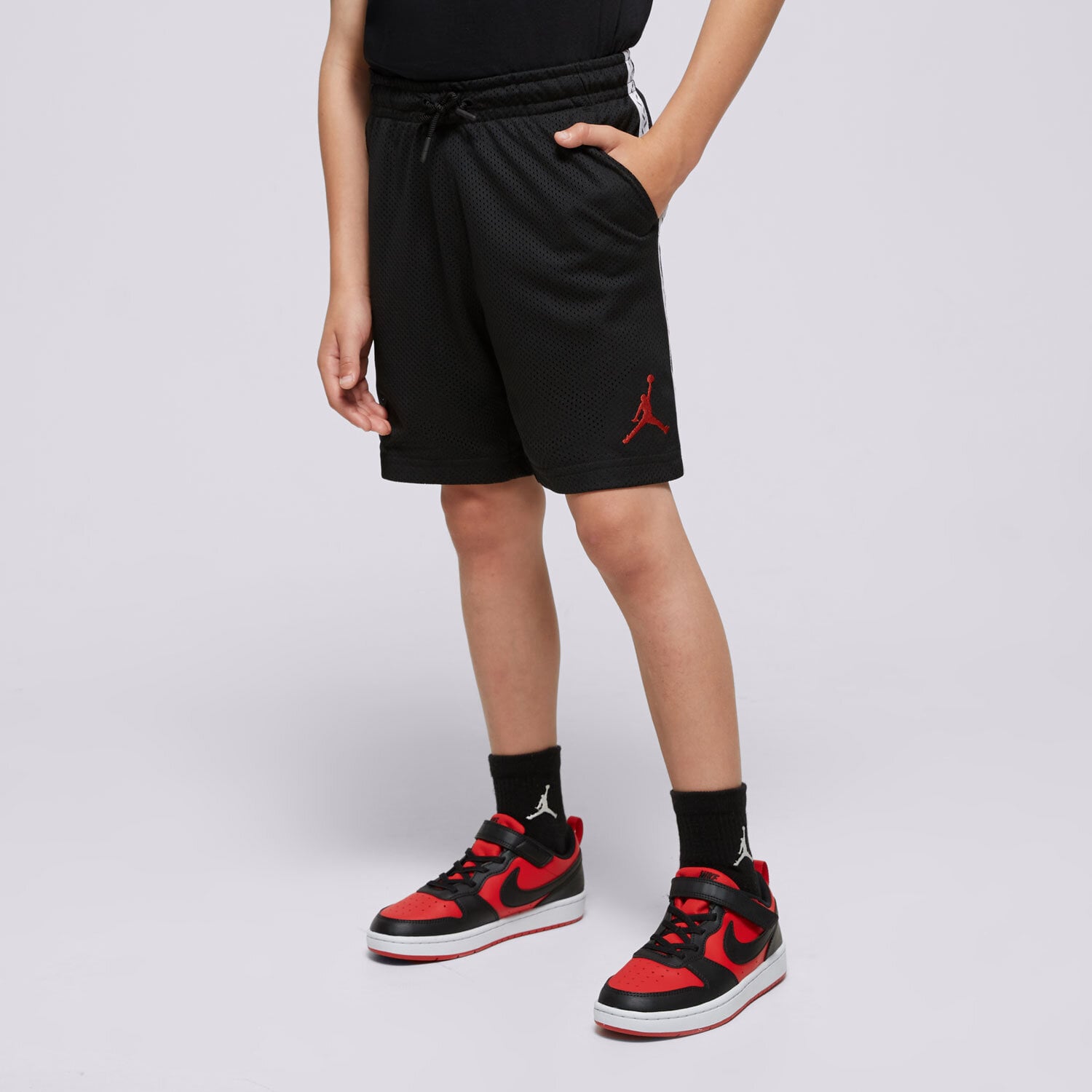 JORDAN SZORTY JDB MJ FLT MVP MESH SHORT BOY 95C885-023 CZARNY