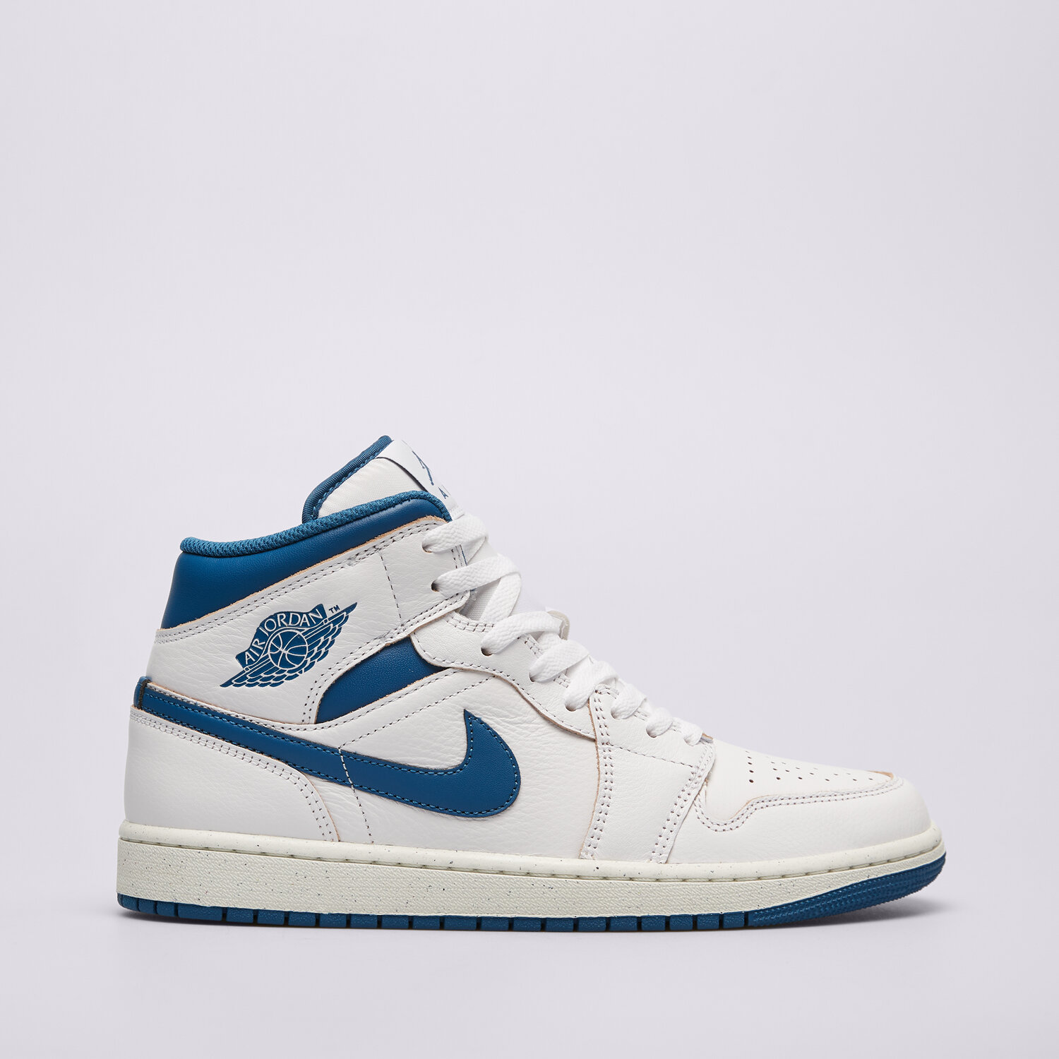 Buty sneakersy męskie AIR JORDAN 1 MID SE FN5215-141 BIAŁY