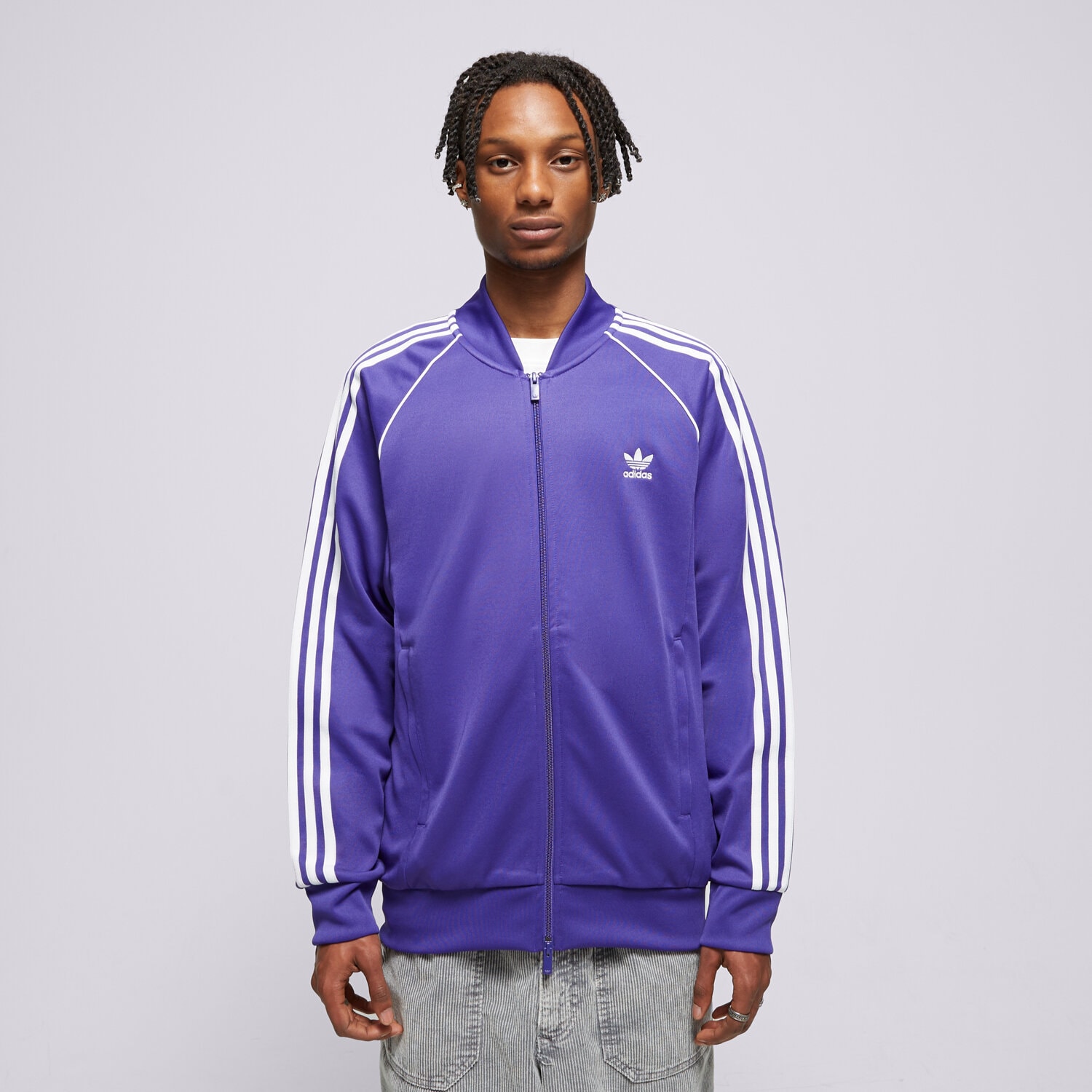 Bluza męska ADIDAS BLUZA SST TT IR9885 FIOLETOWY