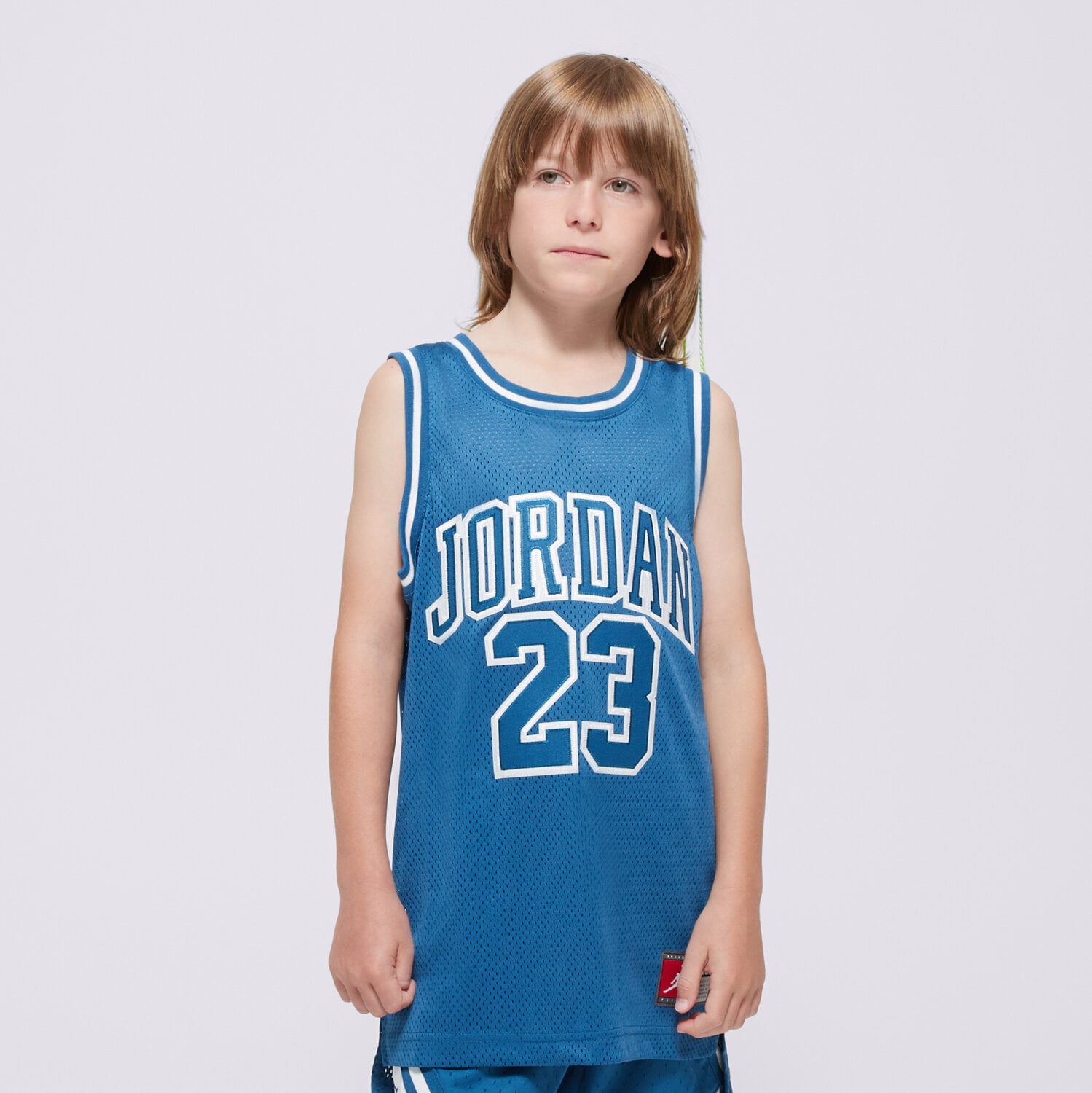 Koszulka, t-shirt dla dzieci JORDAN TANK JDN JORDAN 23 JERSEY BOY 95A773-U1R NIEBIESKI