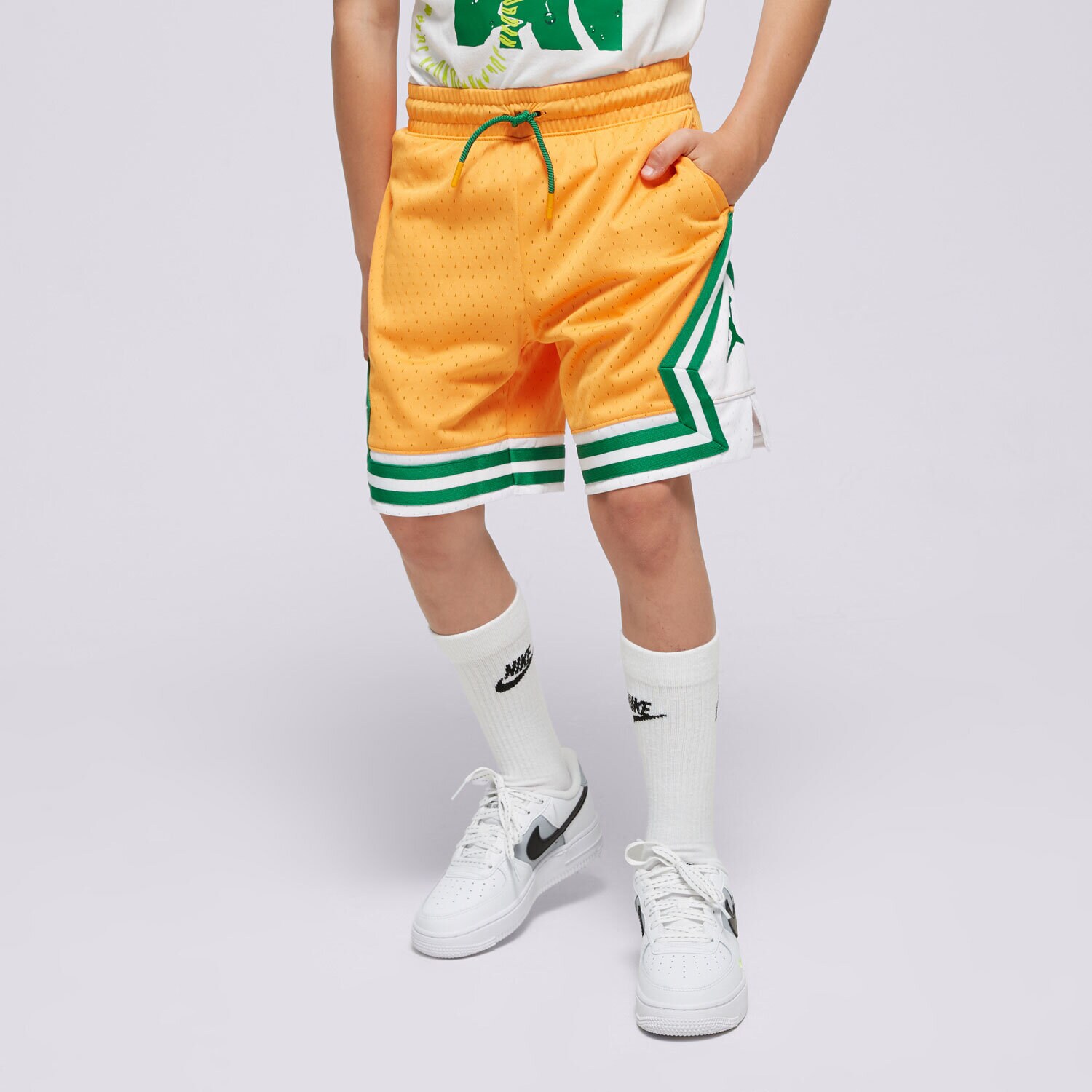 JORDAN SZORTY JDN AIR DIAMOND SHORT BOY 95B136-N67 POMARAŃCZOWY