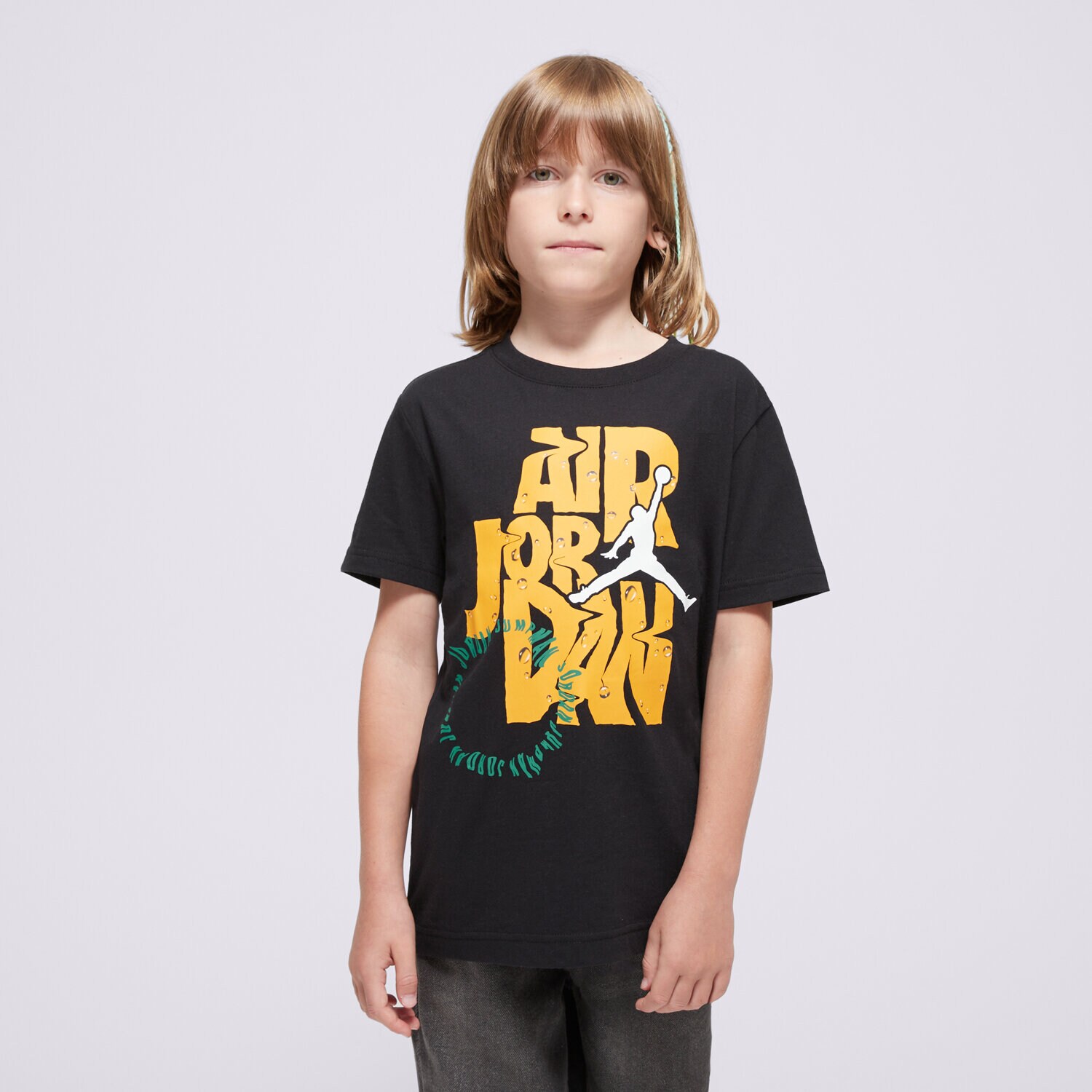 Koszulka, t-shirt dla dzieci JORDAN T-SHIRT JDB FUEL UP COOL DOWN DROPS SS BOY 95D150-023 CZARNY