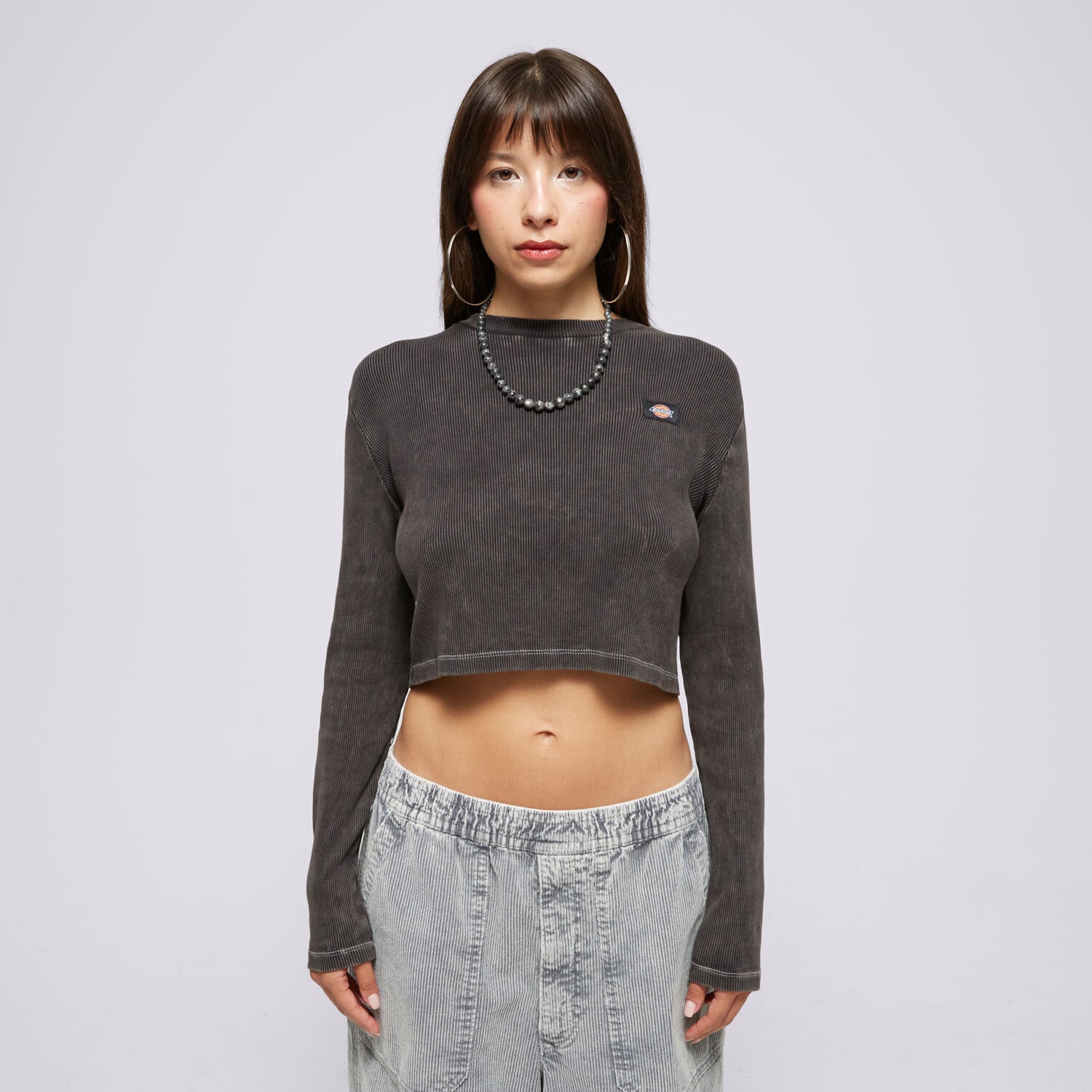 Koszulka, t-shirt damski DICKIES T-SHIRT NEWINGTON TEE LS W DK0A4YYQH86 CZARNY