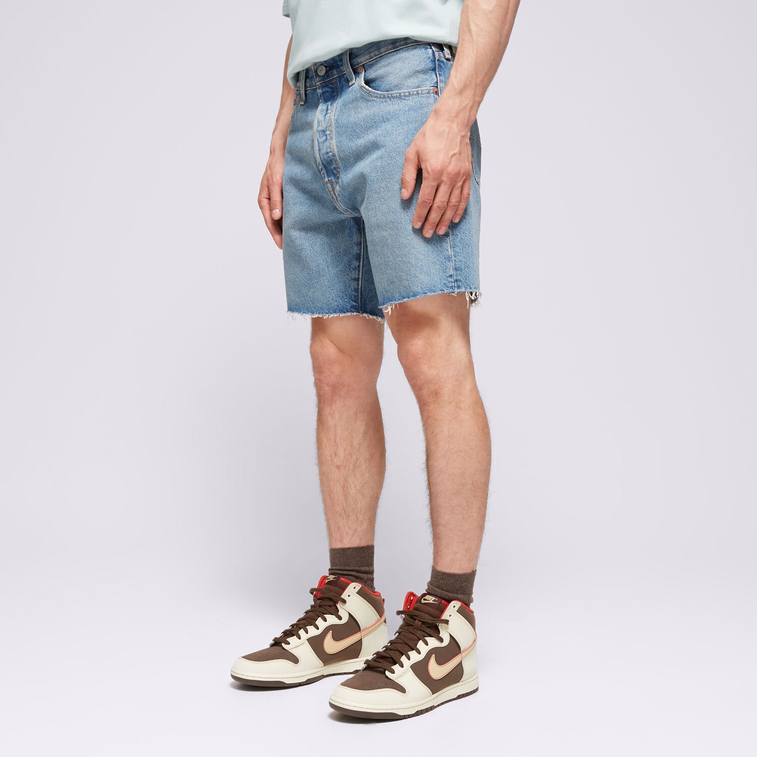 Krótkie spodenki, szorty męskie LEVI'S SZORTY 501® '93 SHORTS DARK INDIGO 85221-0079 NIEBIESKI