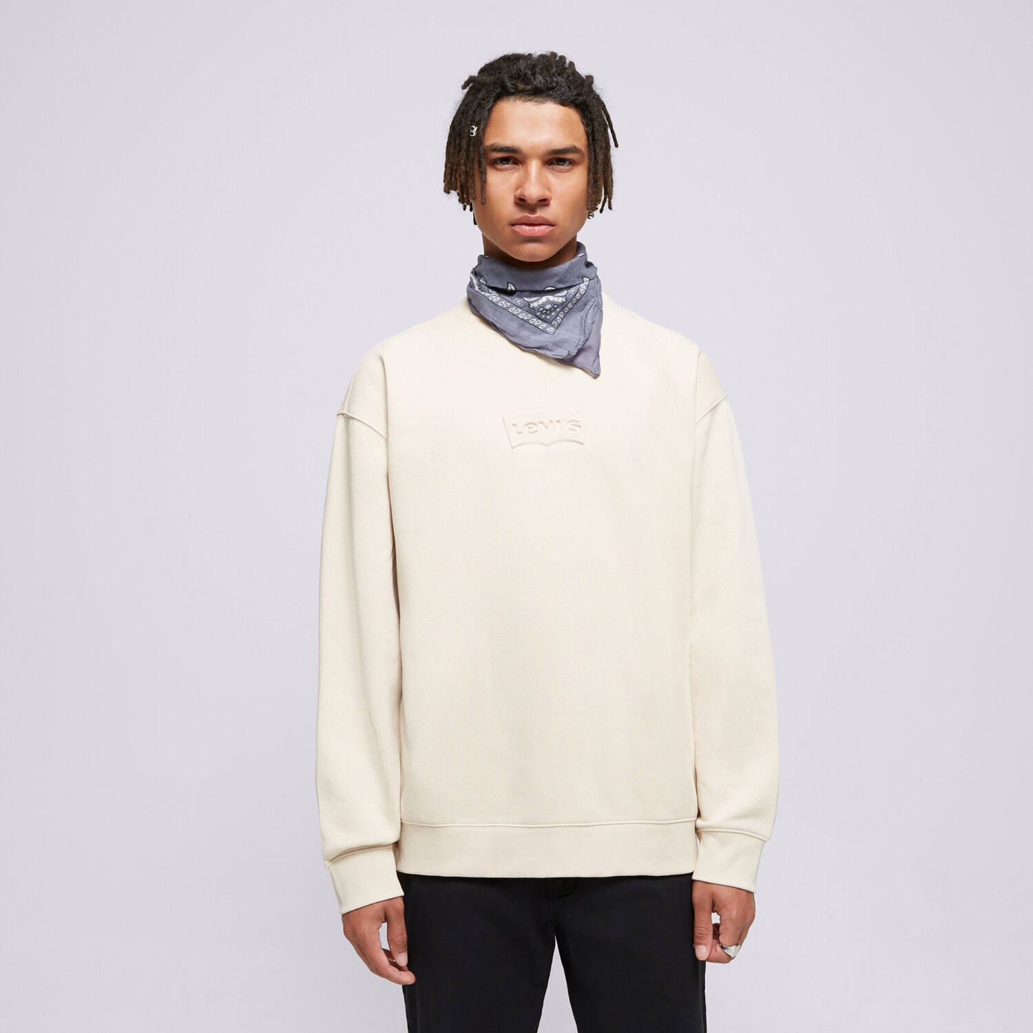 Bluza męska LEVI'S BLUZA RELAXD GRAPHIC CREW NEUTRALS 38712-0239 BEŻOWY