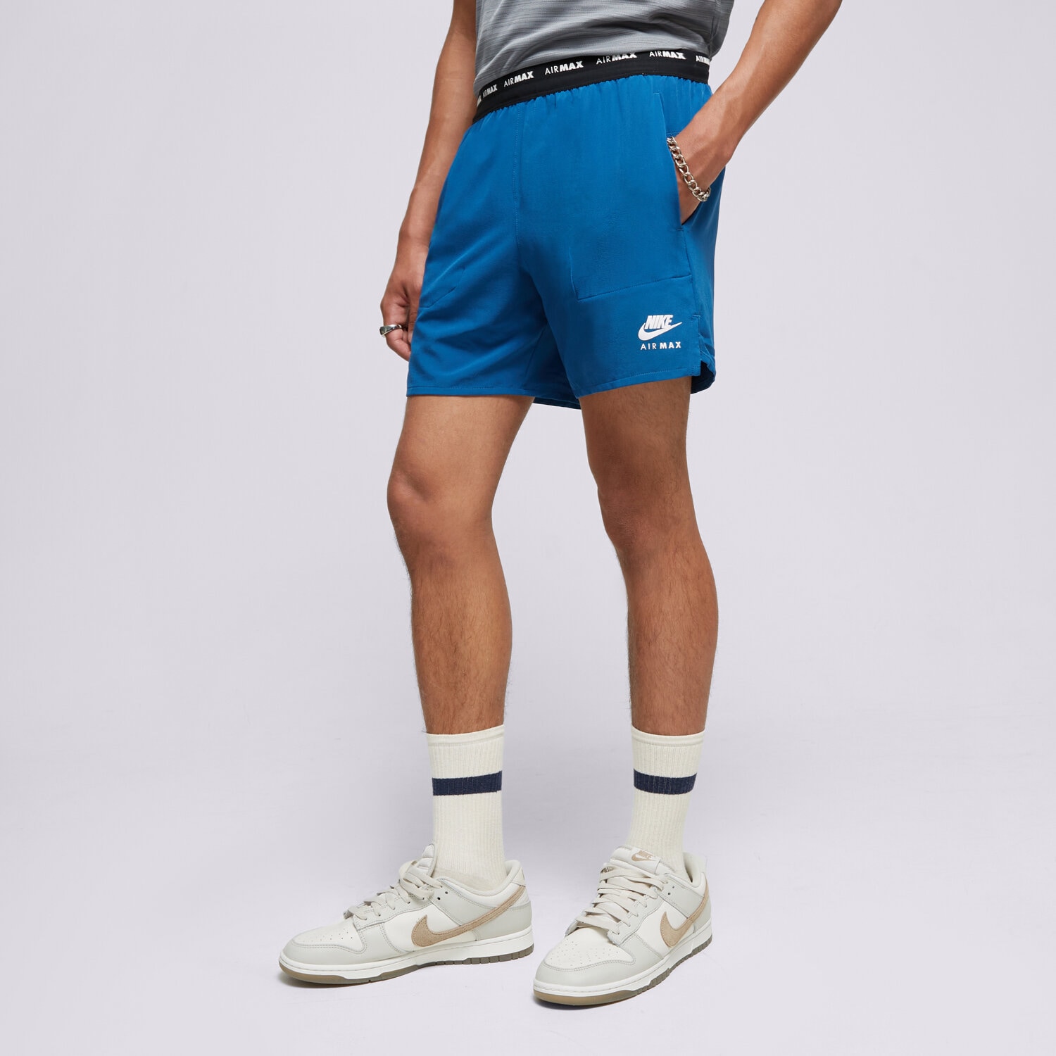 Krótkie spodenki, szorty męskie NIKE SZORTY MAX PERF SHORT BLU SHORTS FV5597-476 GRANATOWY