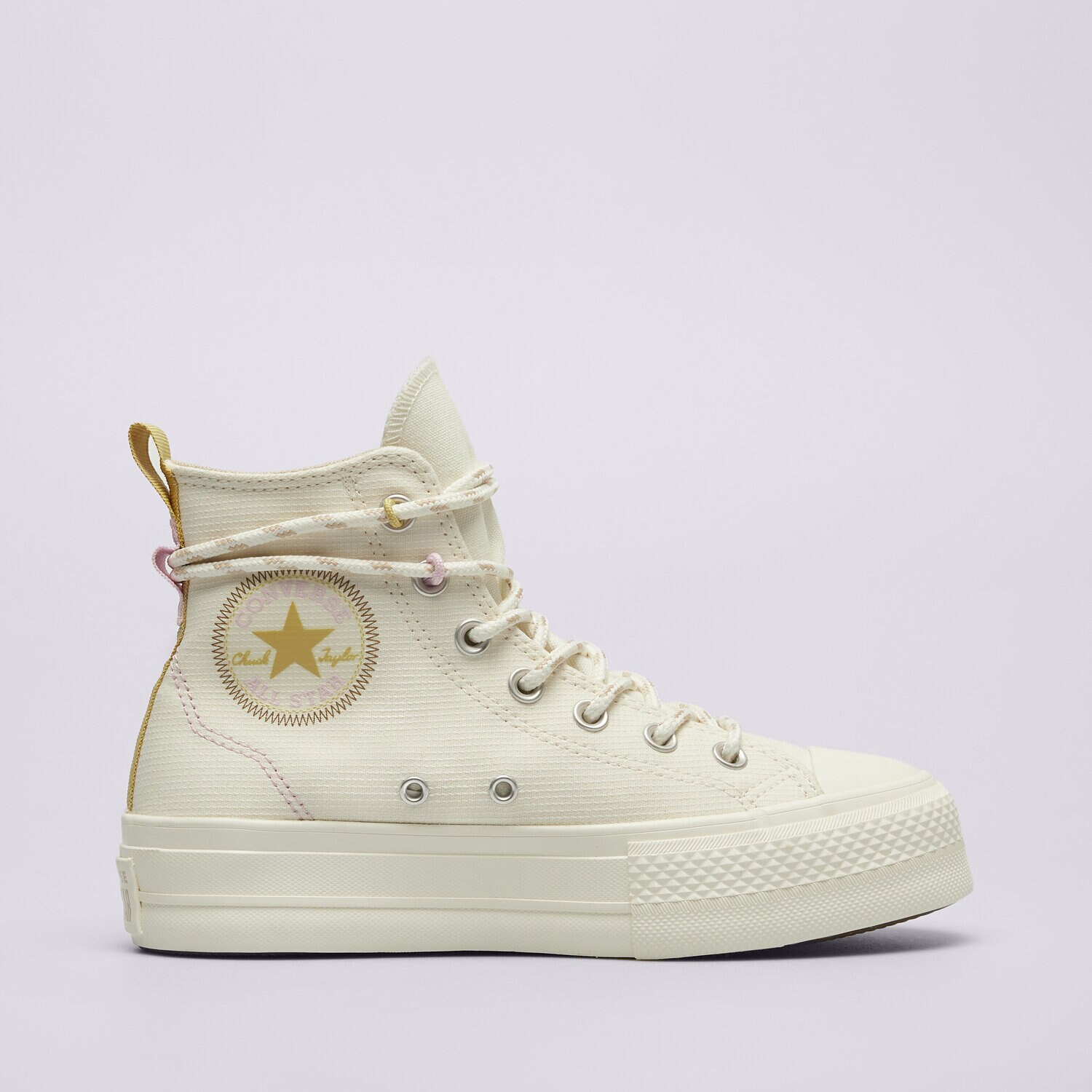 Damskie trampki, tenisówki CONVERSE CHUCK TAYLOR ALL STAR LIFT A08767C KREMOWY