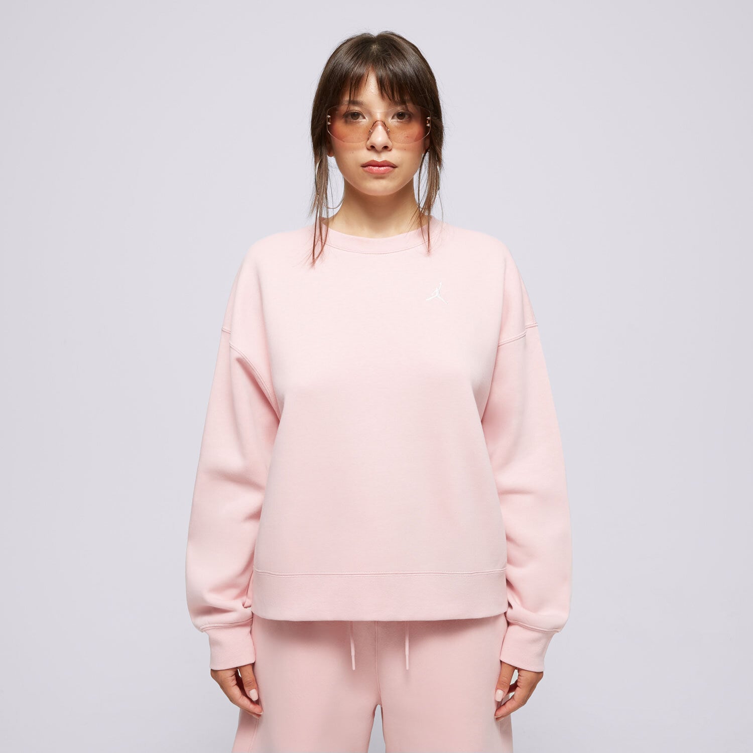 Bluza damska JORDAN BLUZA W J BRKLN FLC CREW FN4491-607 RÓŻOWY
