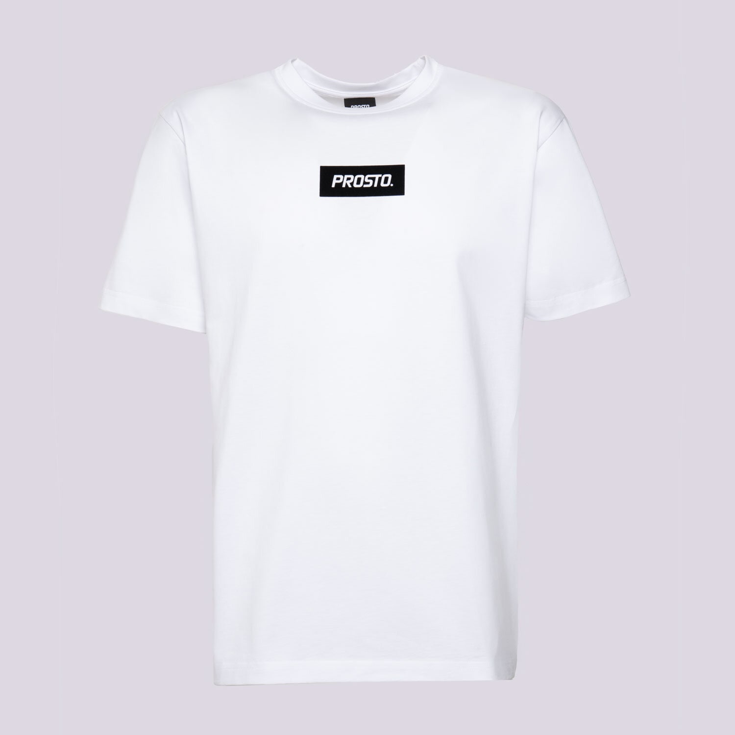 Koszulka, t-shirt sportowy męski PROSTO  T-SHIRT CLOSS WHITE KL241MTEE1221 BIAŁY