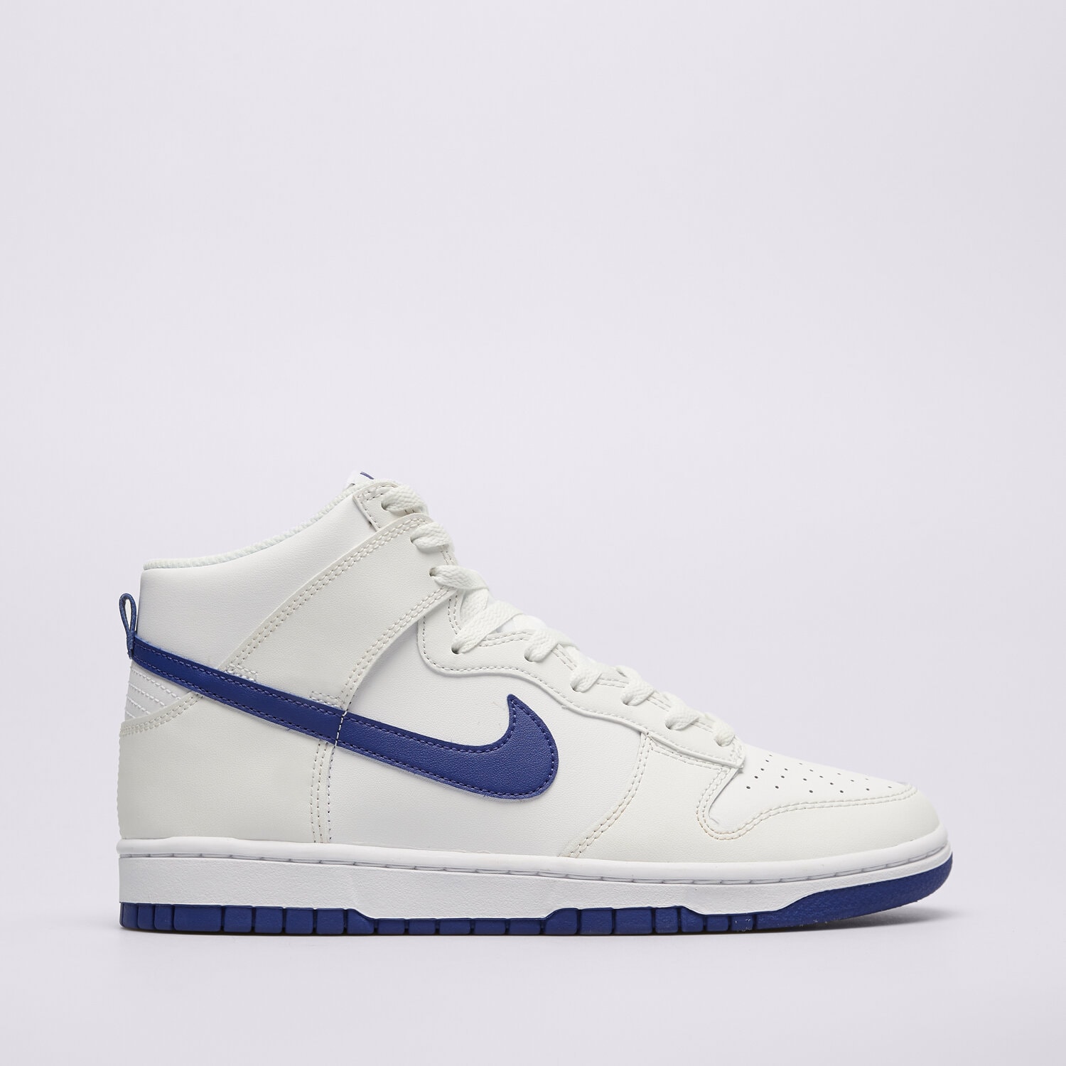 Buty sneakersy męskie NIKE DUNK HI RETRO DV0828-101 BIAŁY