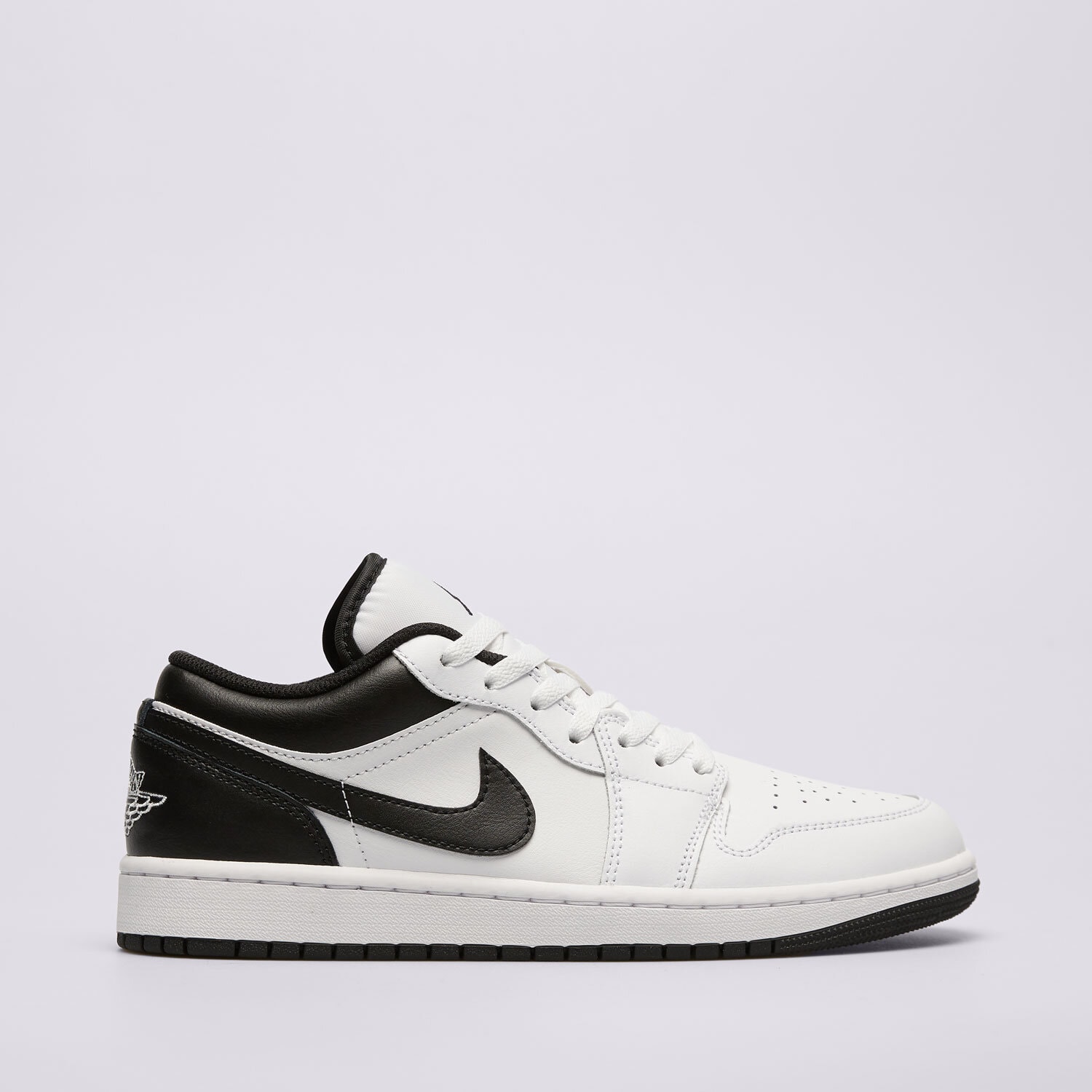 Buty sneakersy męskie AIR JORDAN 1 LOW 553558-132 BIAŁY