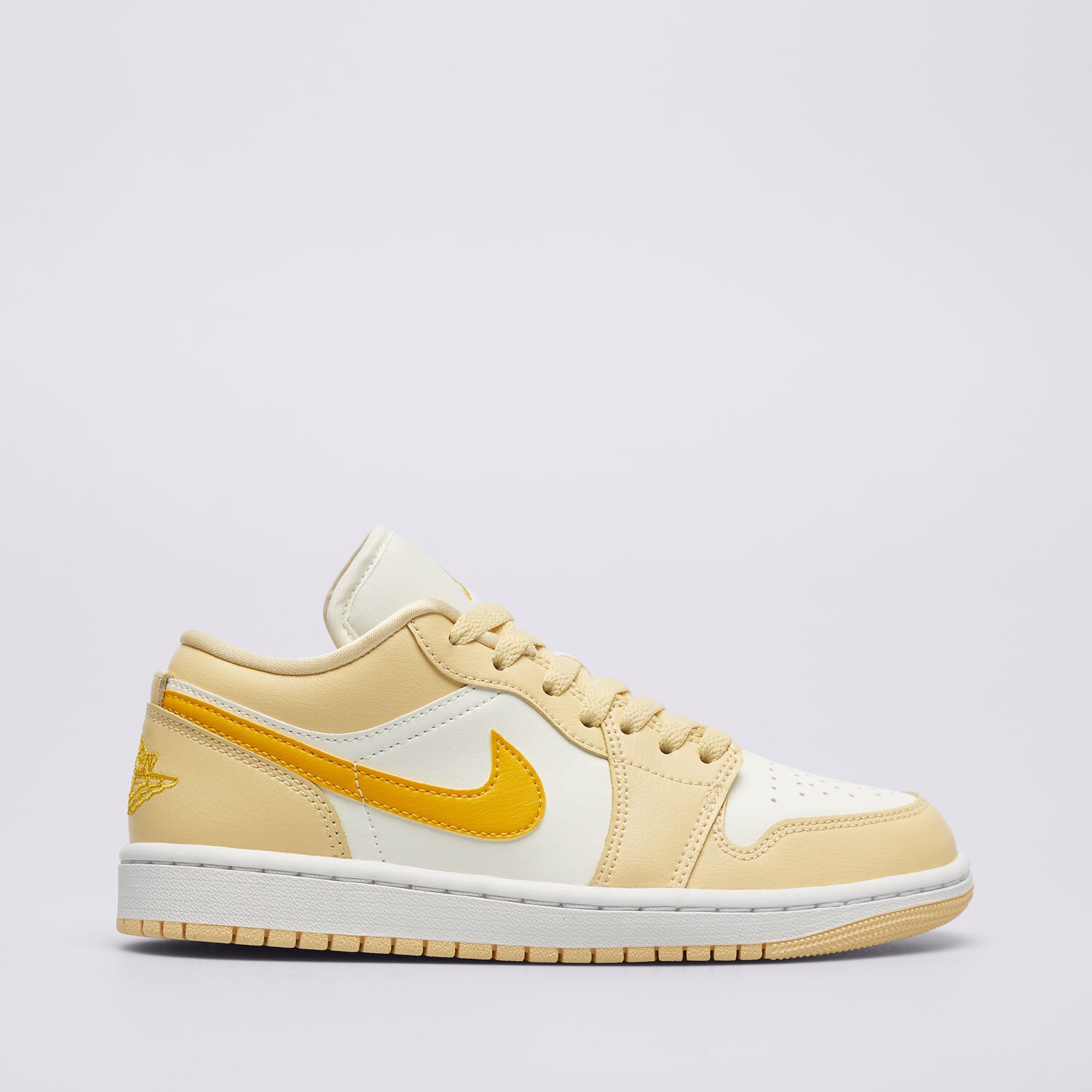 Buty sneakersy damskie AIR JORDAN 1 LOW DC0774-170 ŻÓŁTY