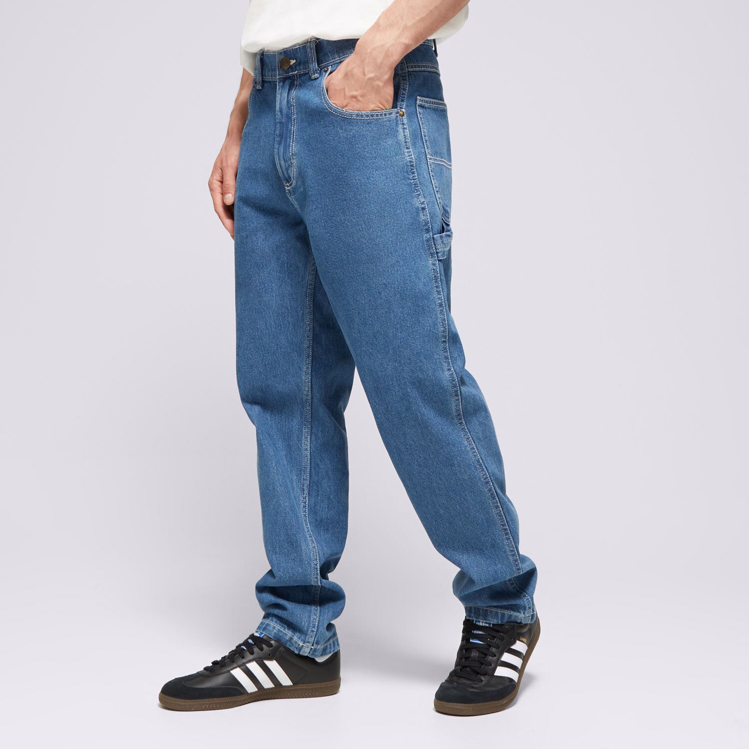 Spodnie sportowe męskie DICKIES SPODNIE GARYVILLE DK0A4XECCLB1 NIEBIESKI