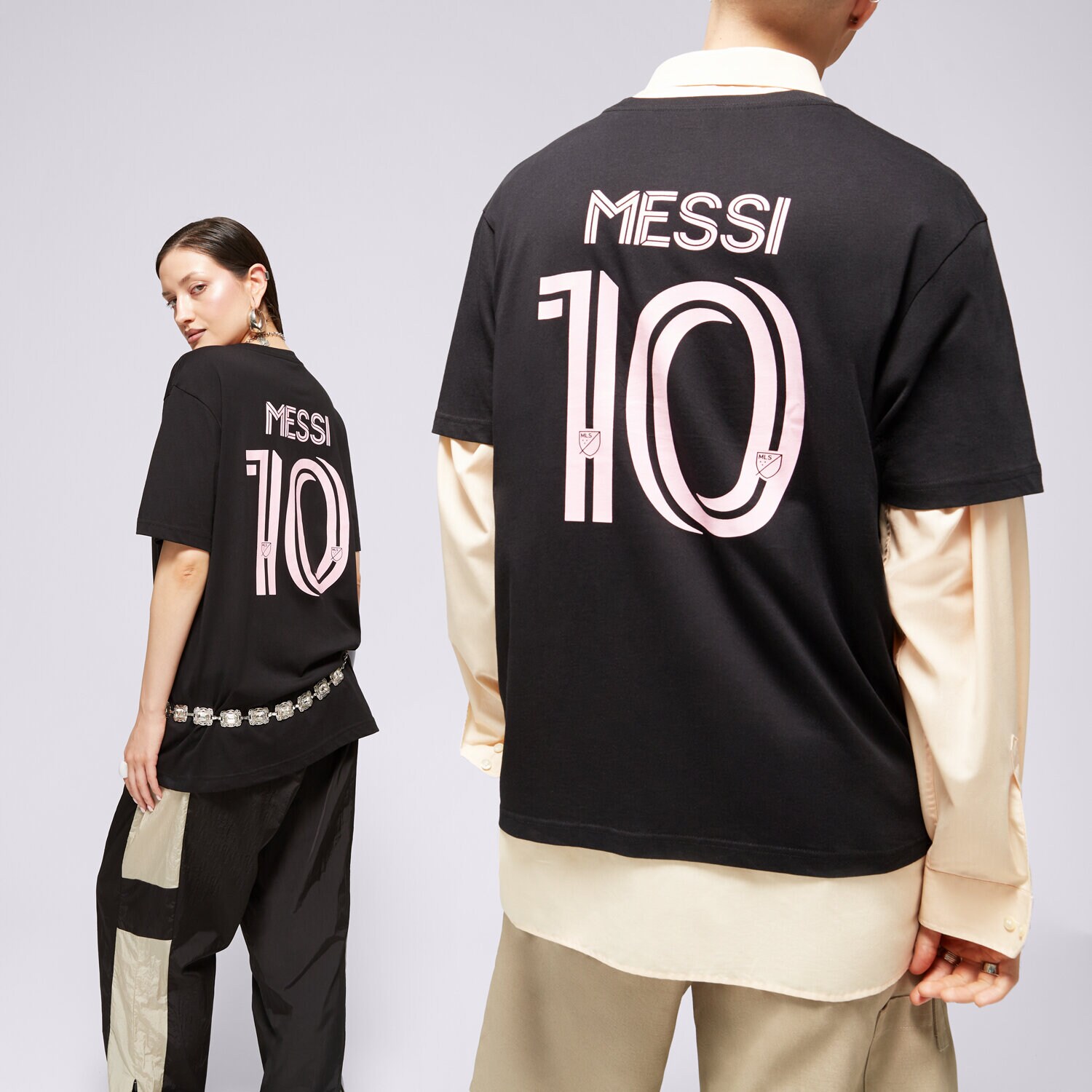 Koszulka, t-shirt sportowy męski FANATICS T-SHIRT MLS AUTHENTIC STACK NAME AND NUMBER T-SHIRT 1108M-BLK-5LM-KT2MLS CZARNY