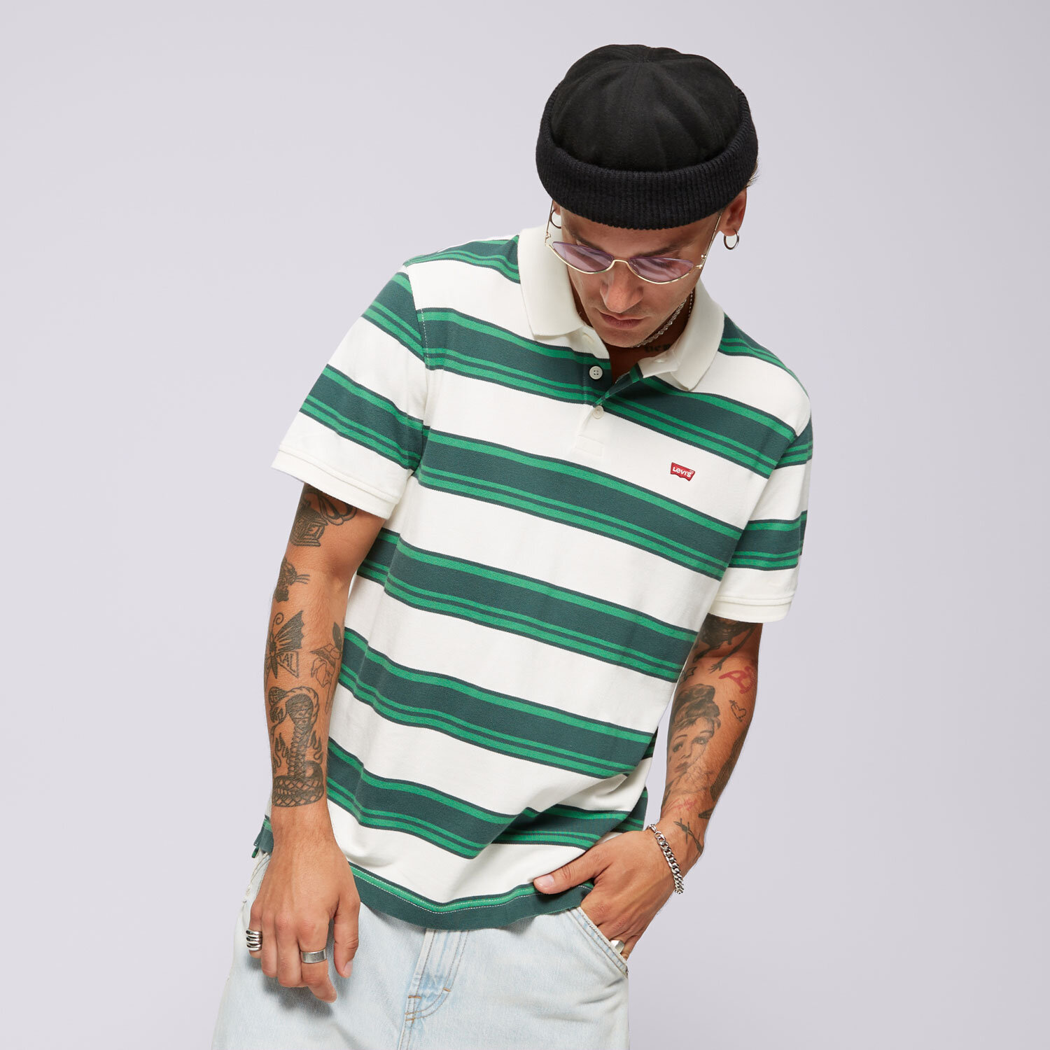 Koszulka, t-shirt sportowy męski LEVI'S POLO LEVIS HM POLO MULTI-COLOR 35883-0184 MULTICOLOR