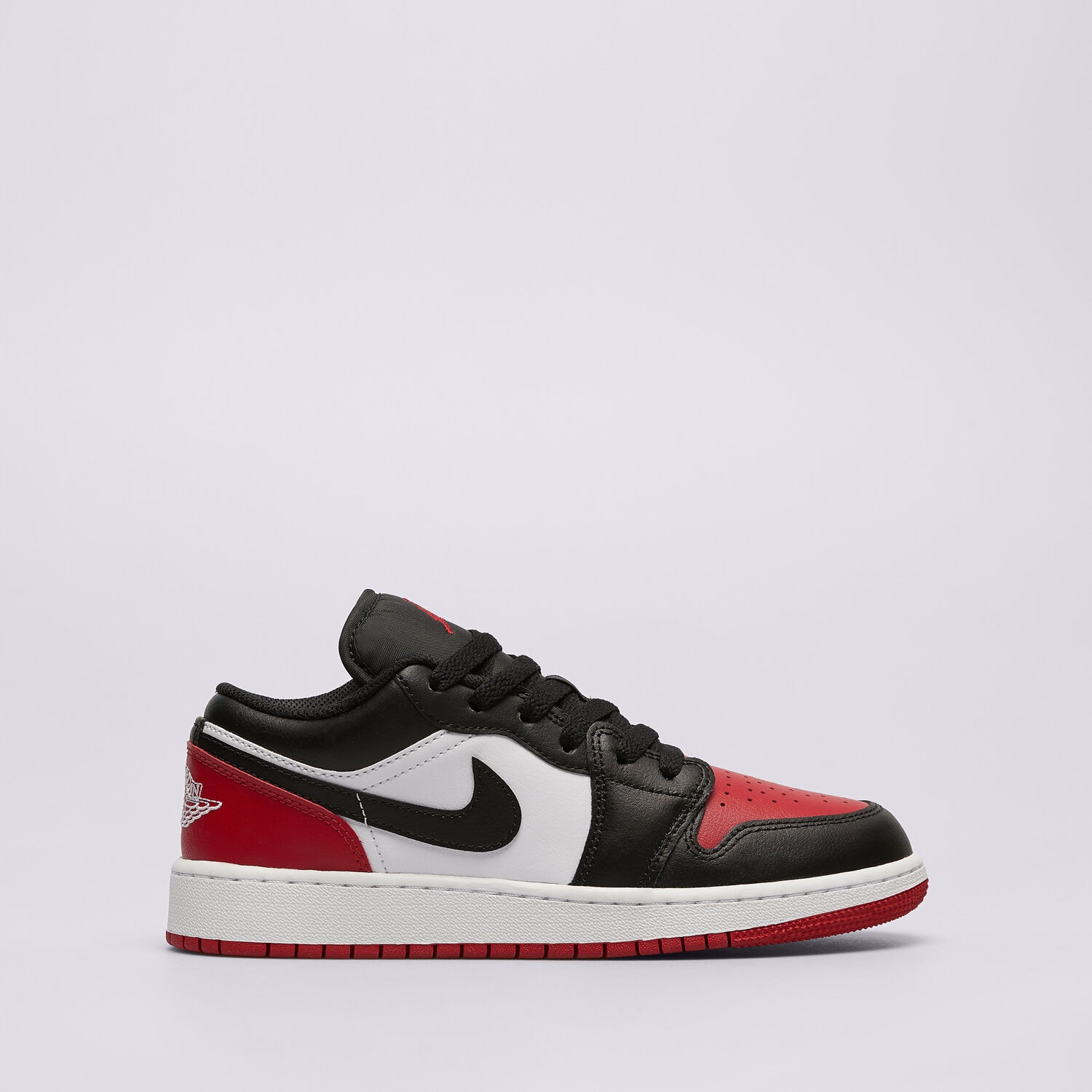 Buty sneakersy dla dzieci AIR JORDAN 1 LOW 553560-161 CZERWONY