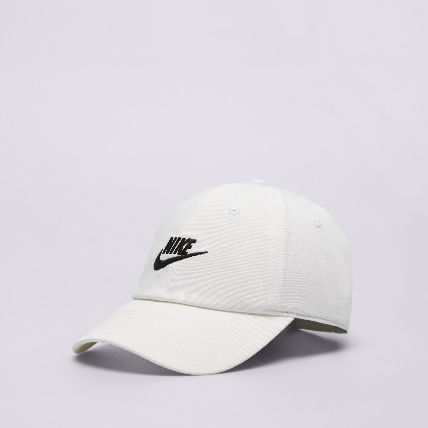 Czapka z daszkiem dla dzieci NIKE CZAPKA U NK CLUB CAP U CB FUT WSH L FB5368-100 BIAŁY