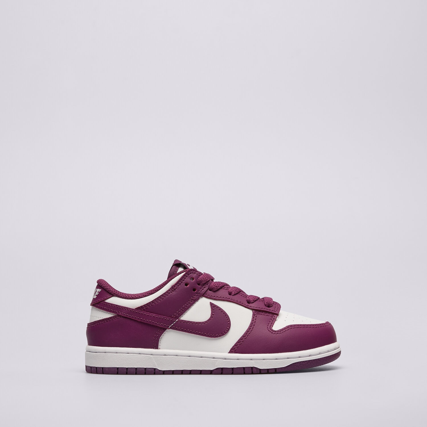 Buty sneakersy dla dzieci NIKE DUNK LOW BP FB9108-110 FIOLETOWY