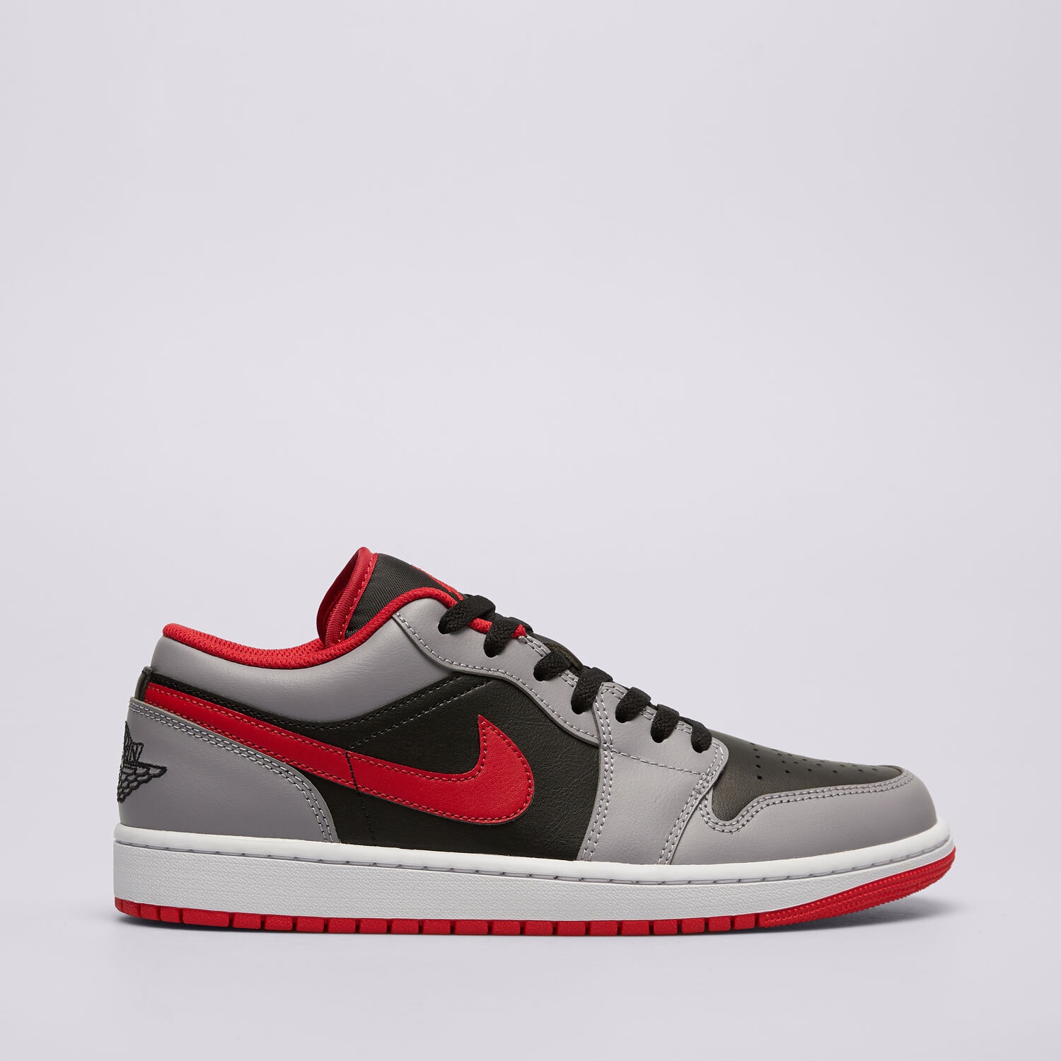 Buty sneakersy męskie AIR JORDAN 1 LOW 553558-060 CZARNY