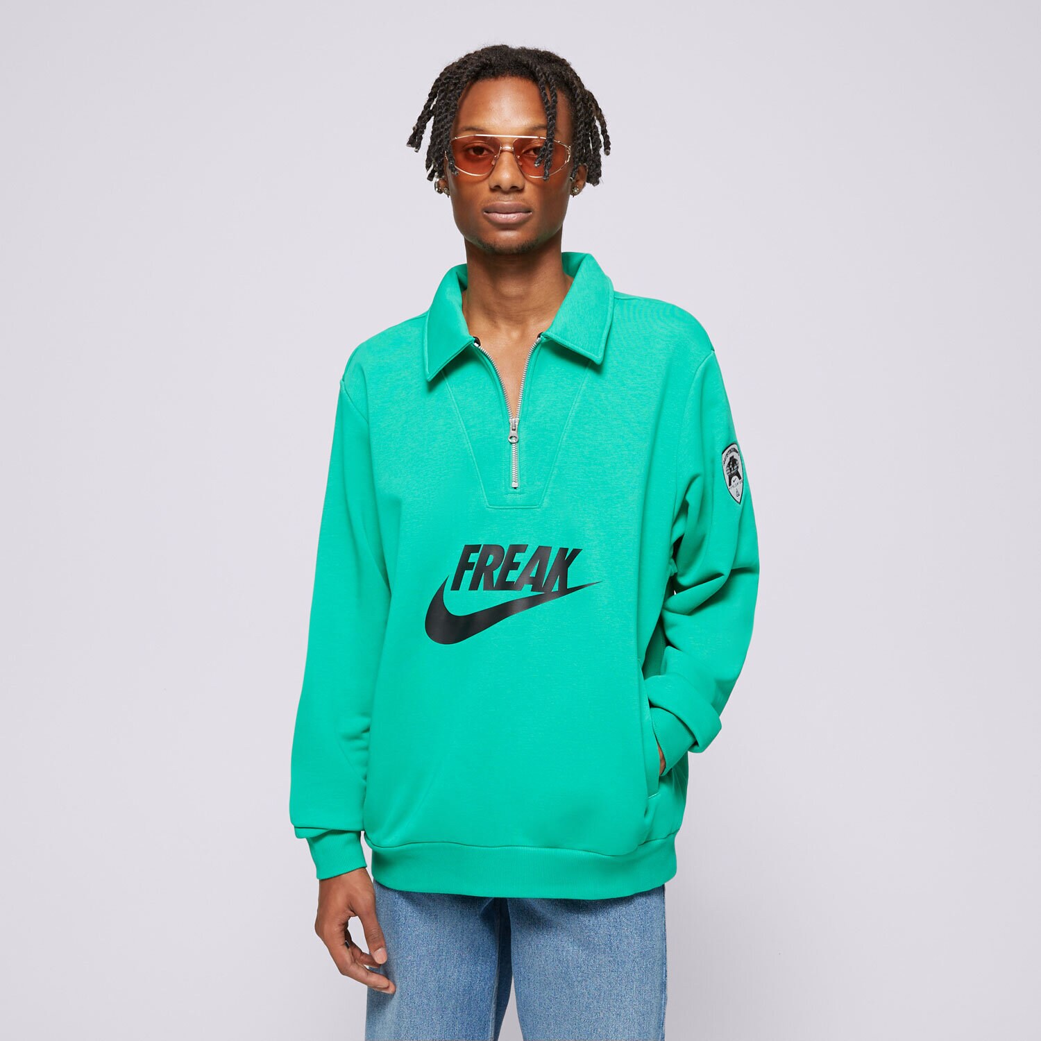 Bluza męska NIKE BLUZA GA M NK DF STD ISS QZ NBA FZ0928-324 ZIELONY